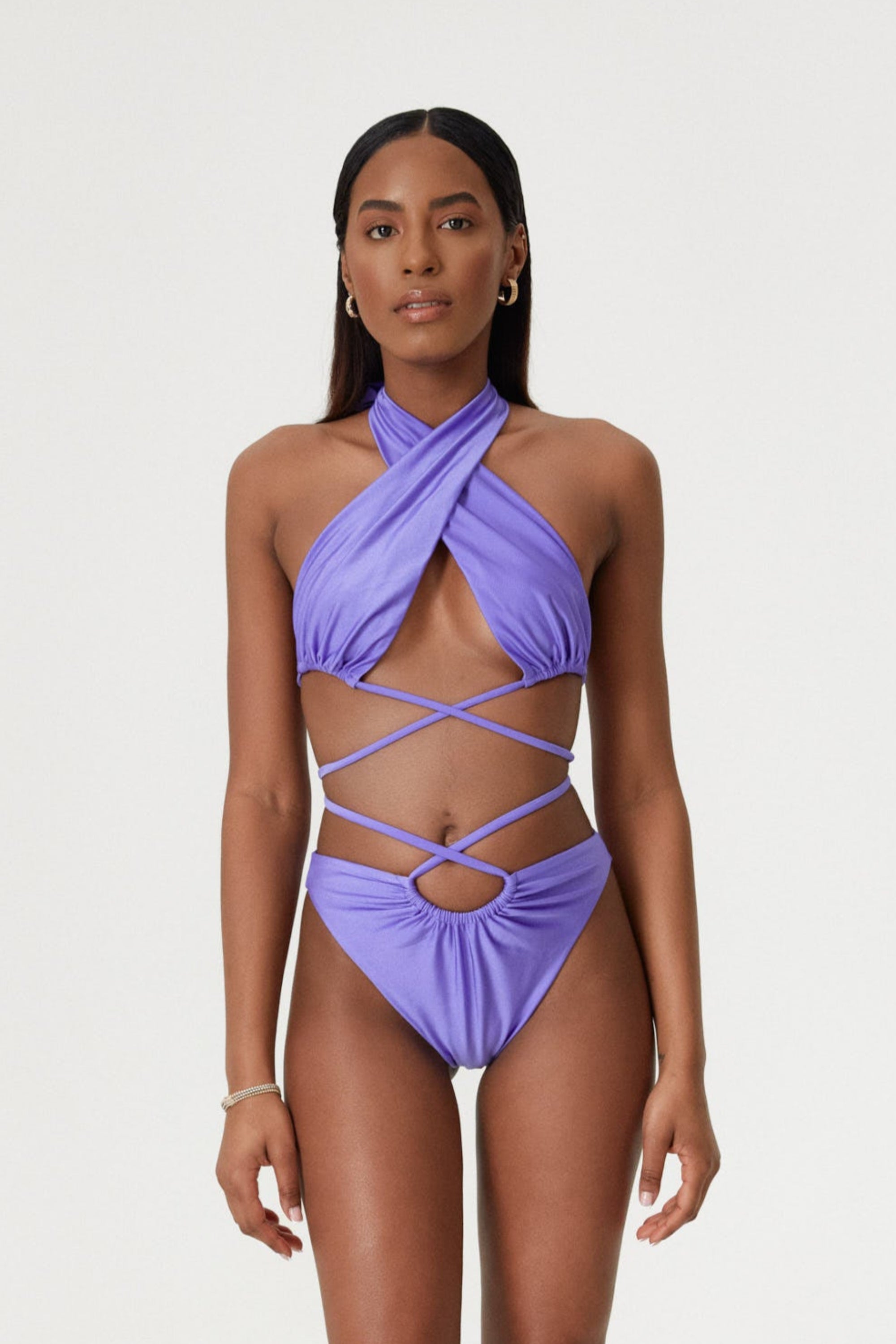 Slip de baie Infinity Mov Ametist