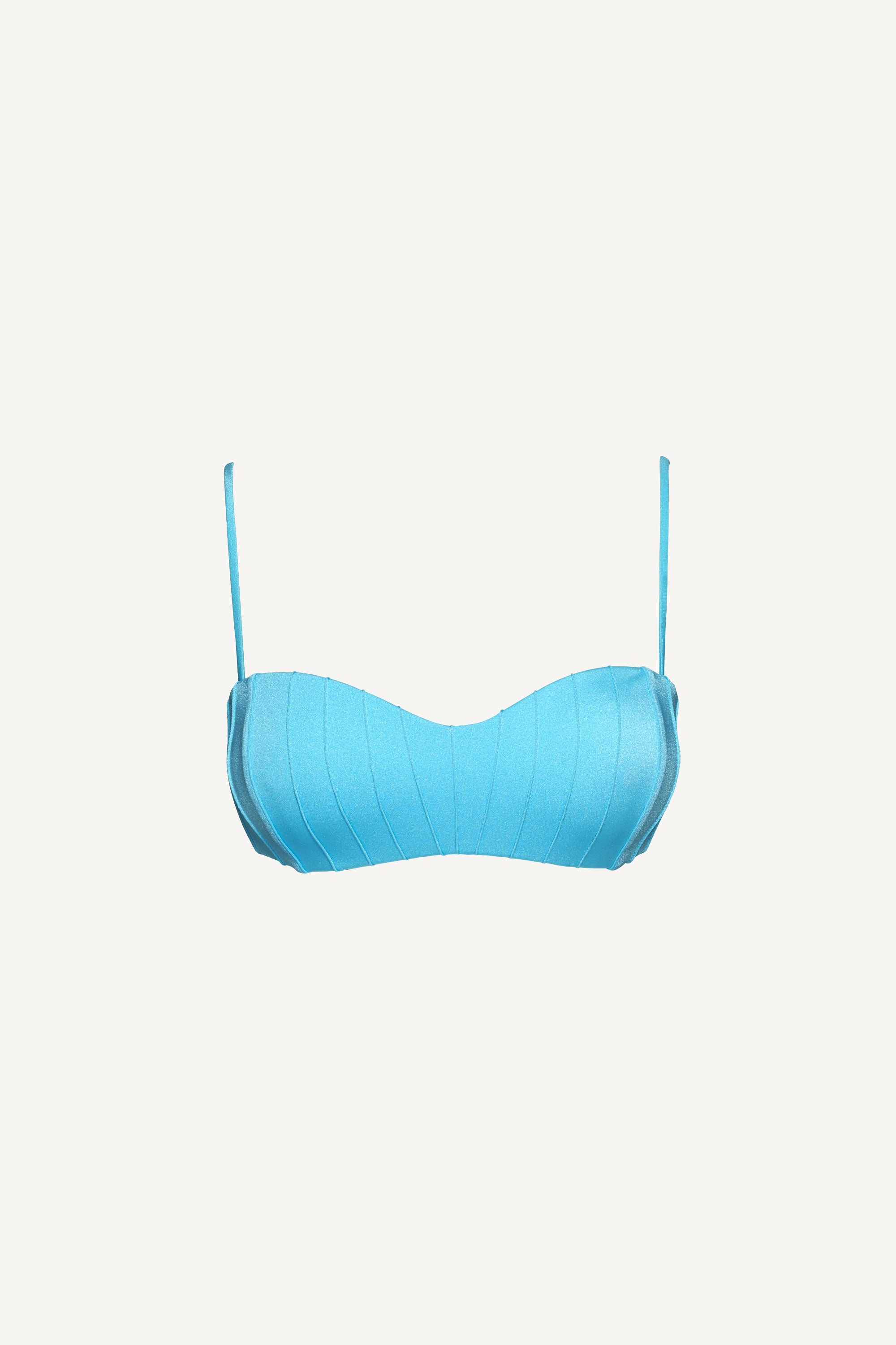Sutien de baie Bandeau Coquillage Albastru deschis