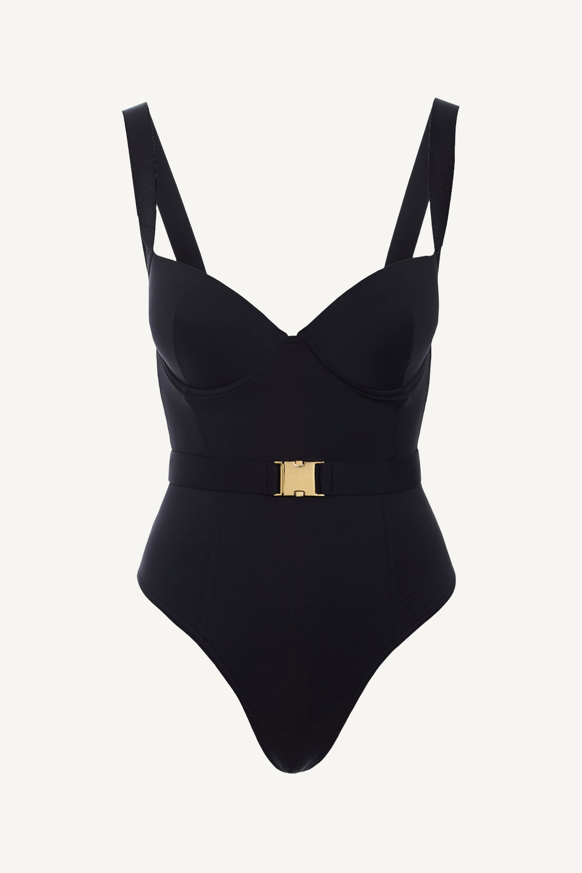 Costum de baie întreg cu push up Negru