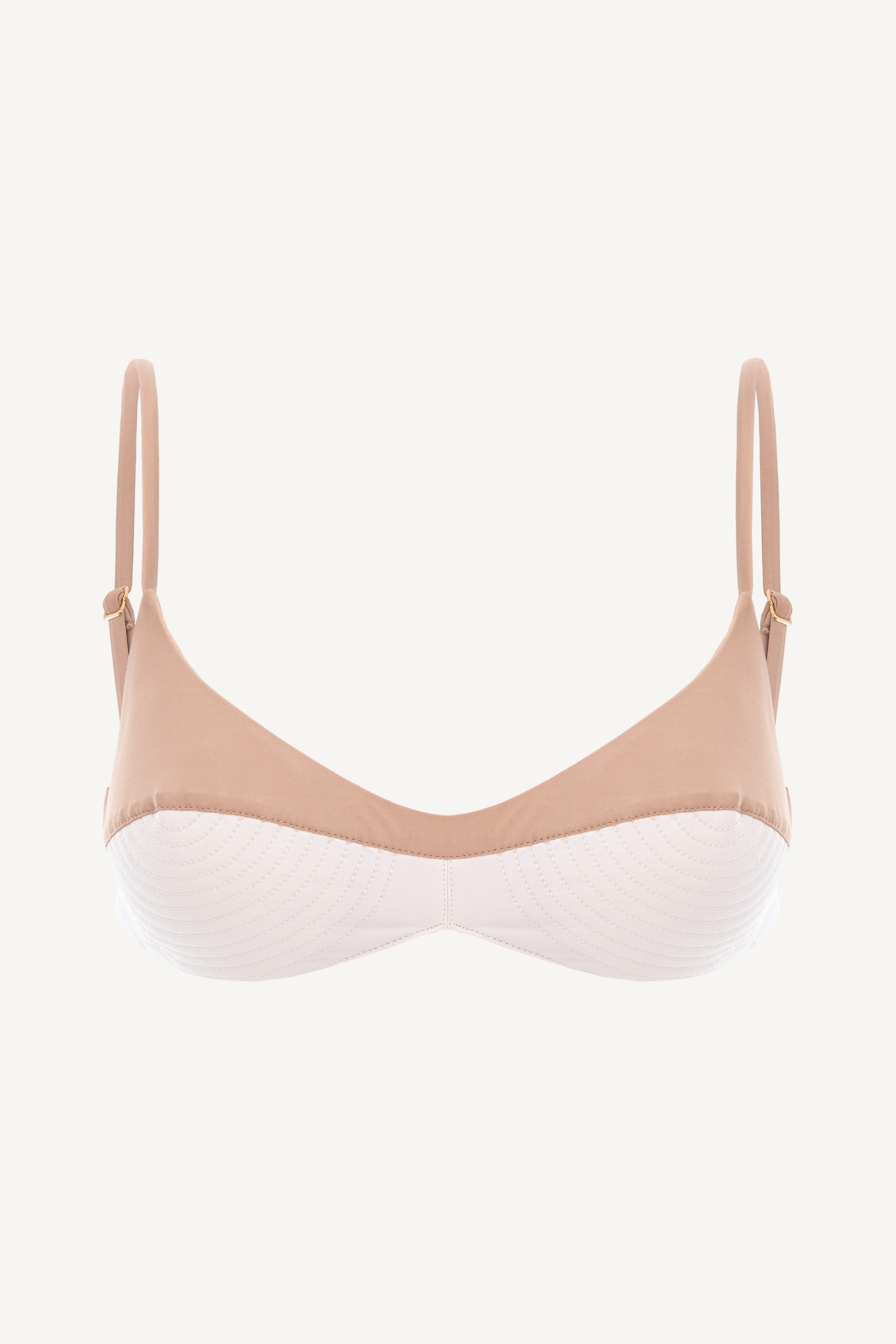 Bustieră Elise Nude cu Decolteu Rotund