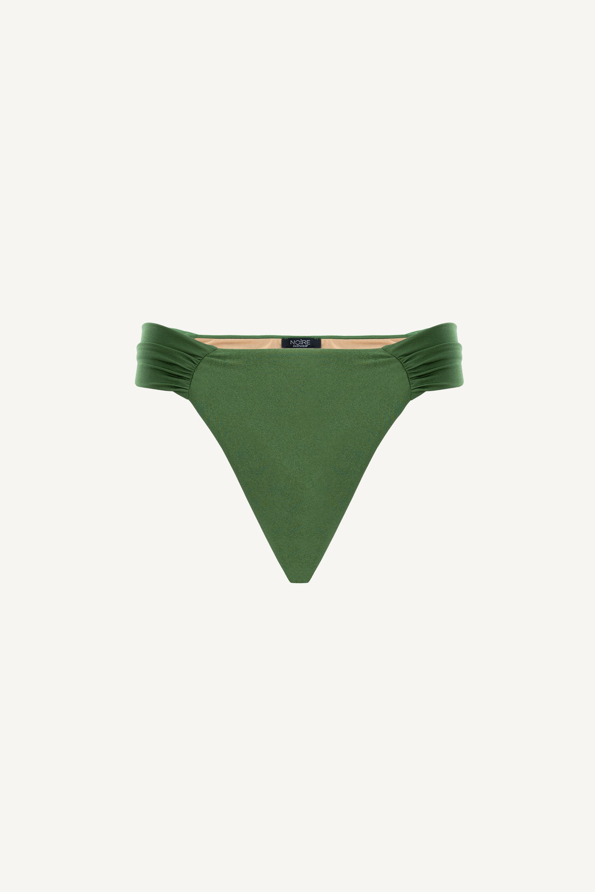 Forest Green Brazilian Ruched Bottom