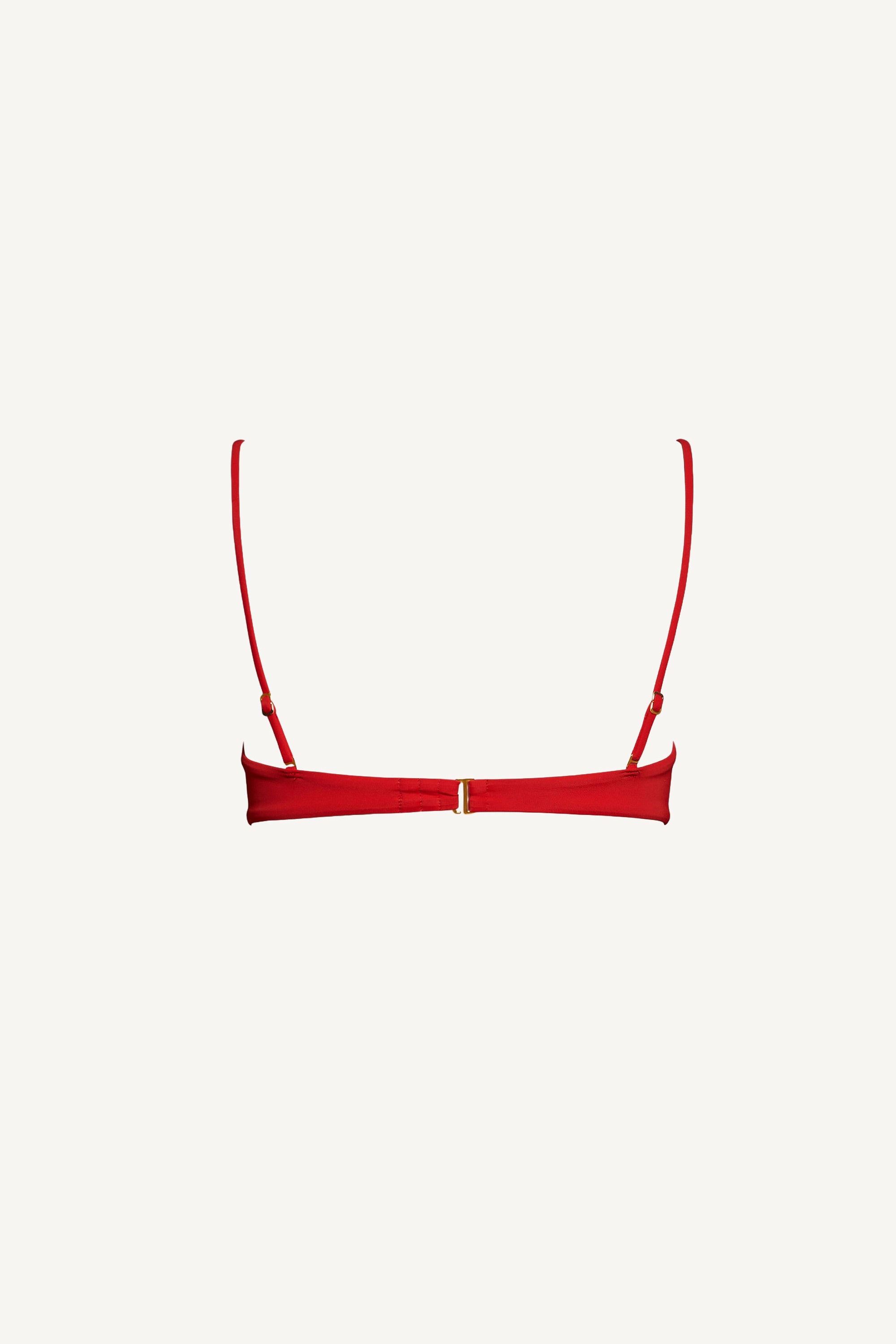 Sutien de baie Monowire cu susținere unică Roșu vibrant