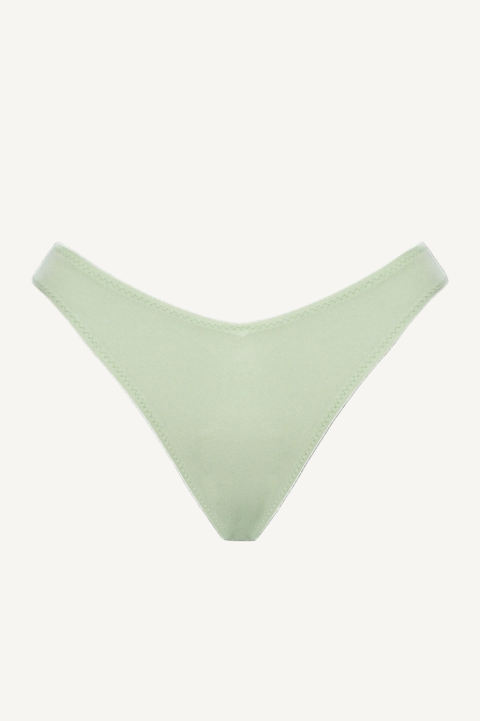Slip Ivy Verde Pal cu talie în formă de V
