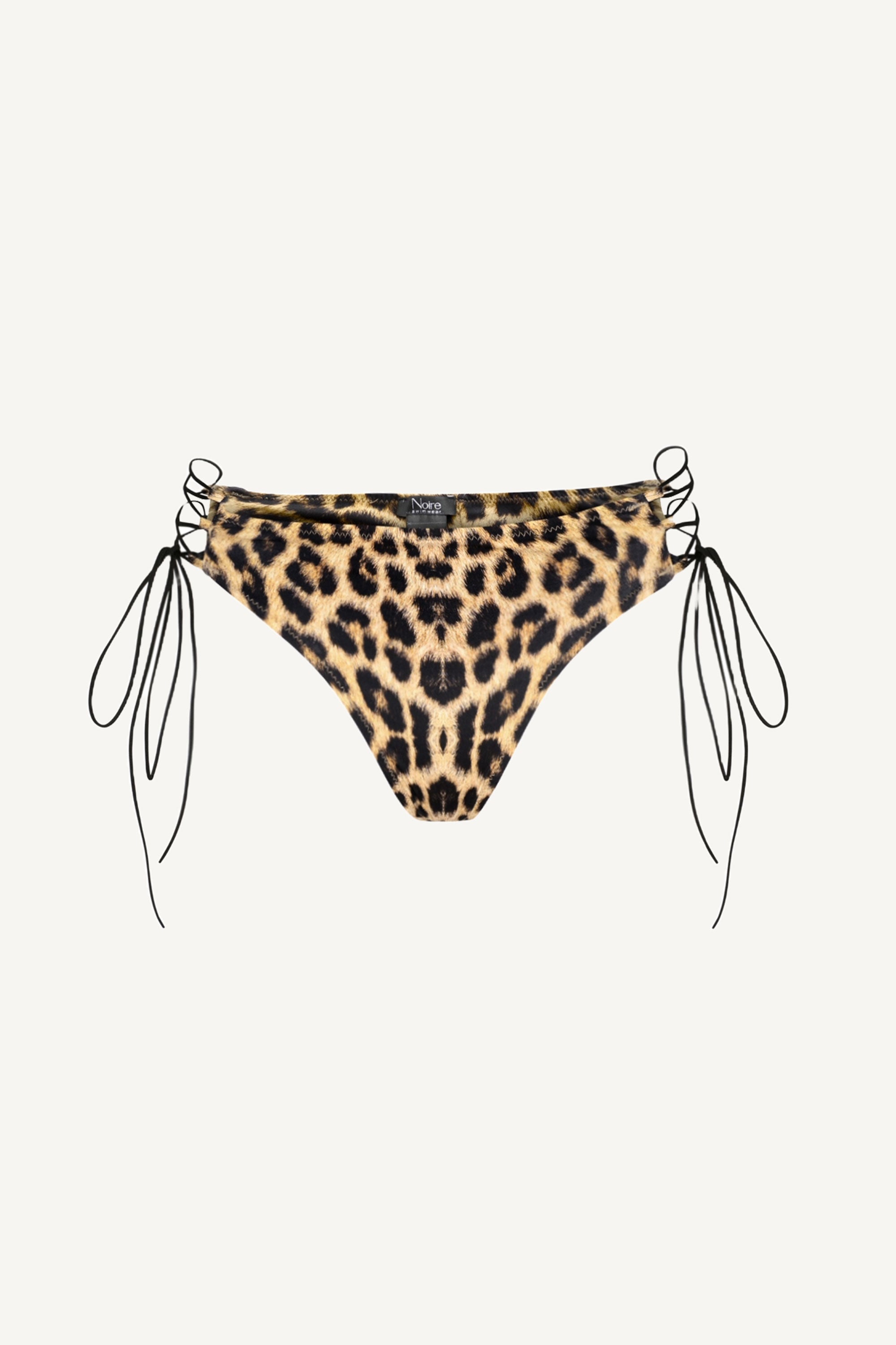 Slip de baie cu talie joasă Leopard