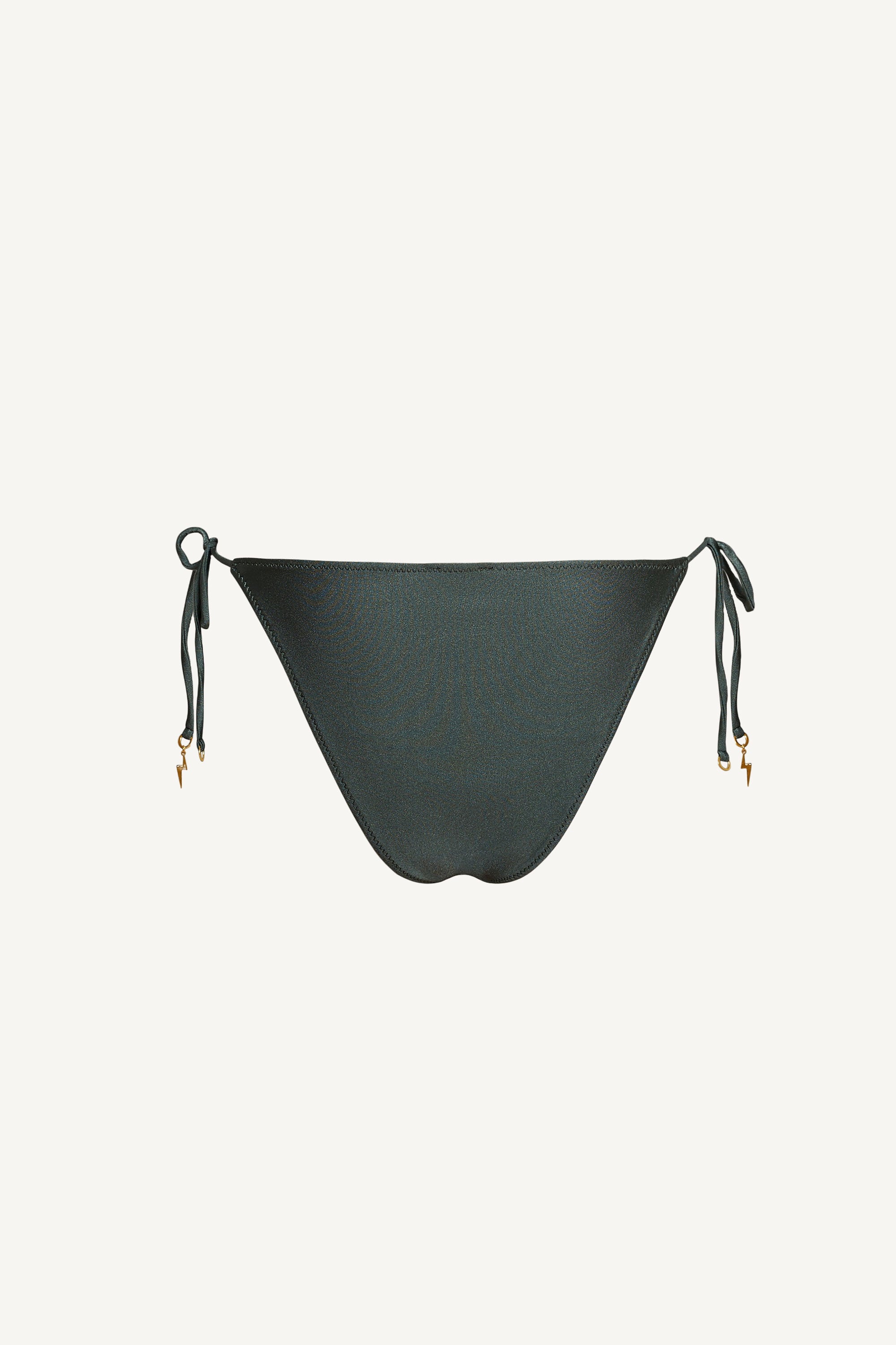 Slip de baie cu șnur reglabil Verde Fumuriu