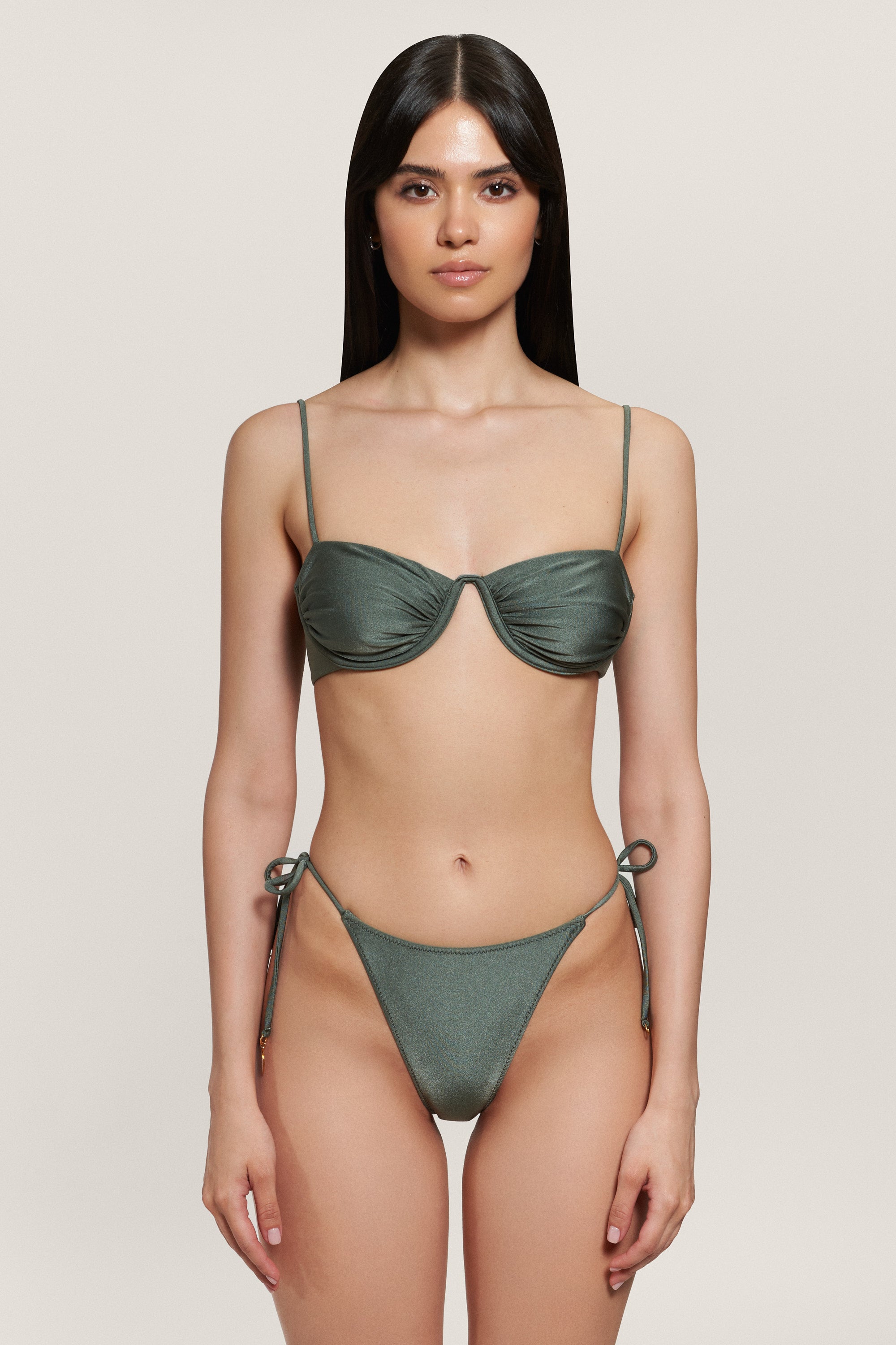 Sutien de baie Monowire cu susținere unică Green Smoke