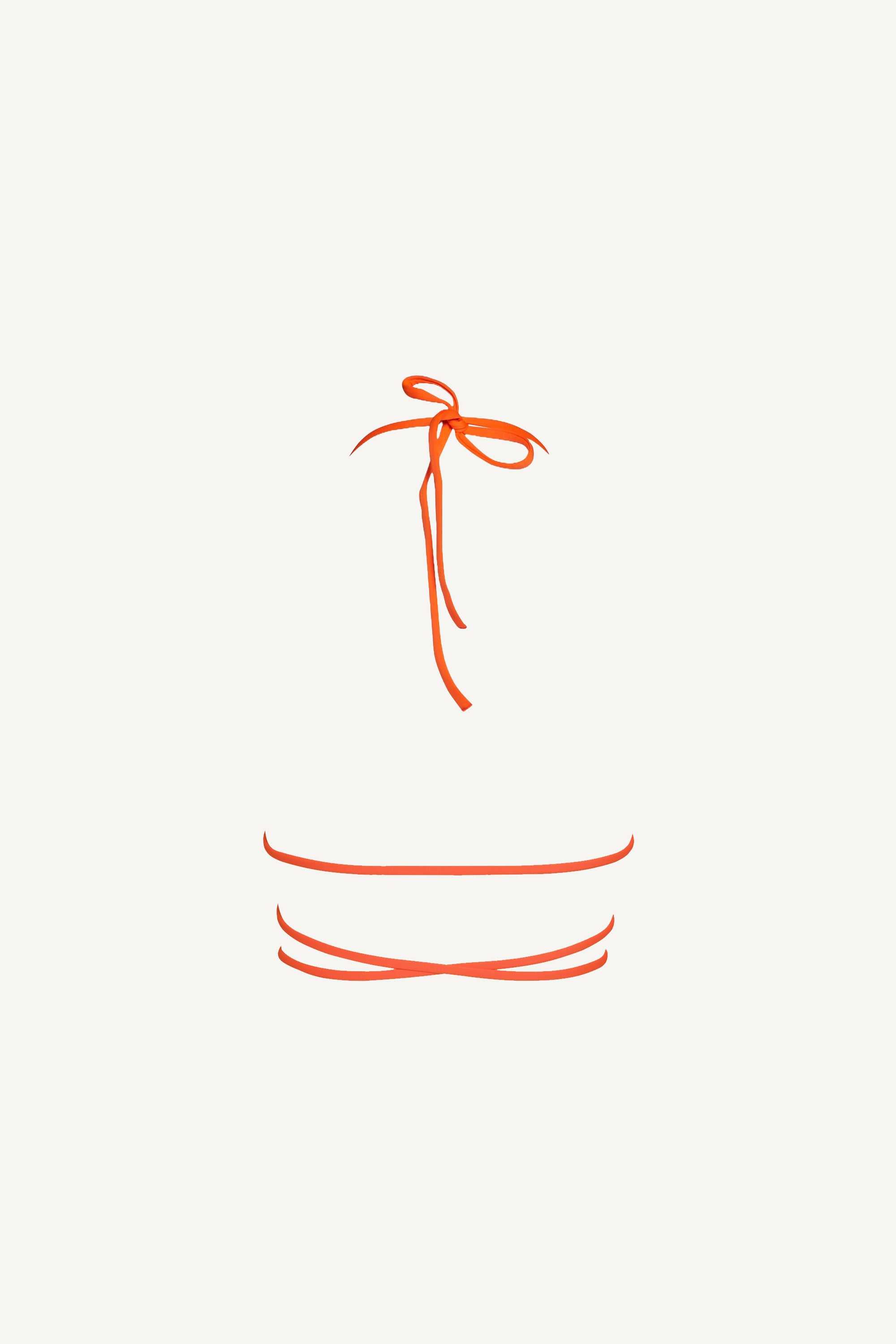 Sutien de baie triunghi de bronzat Roz Neon