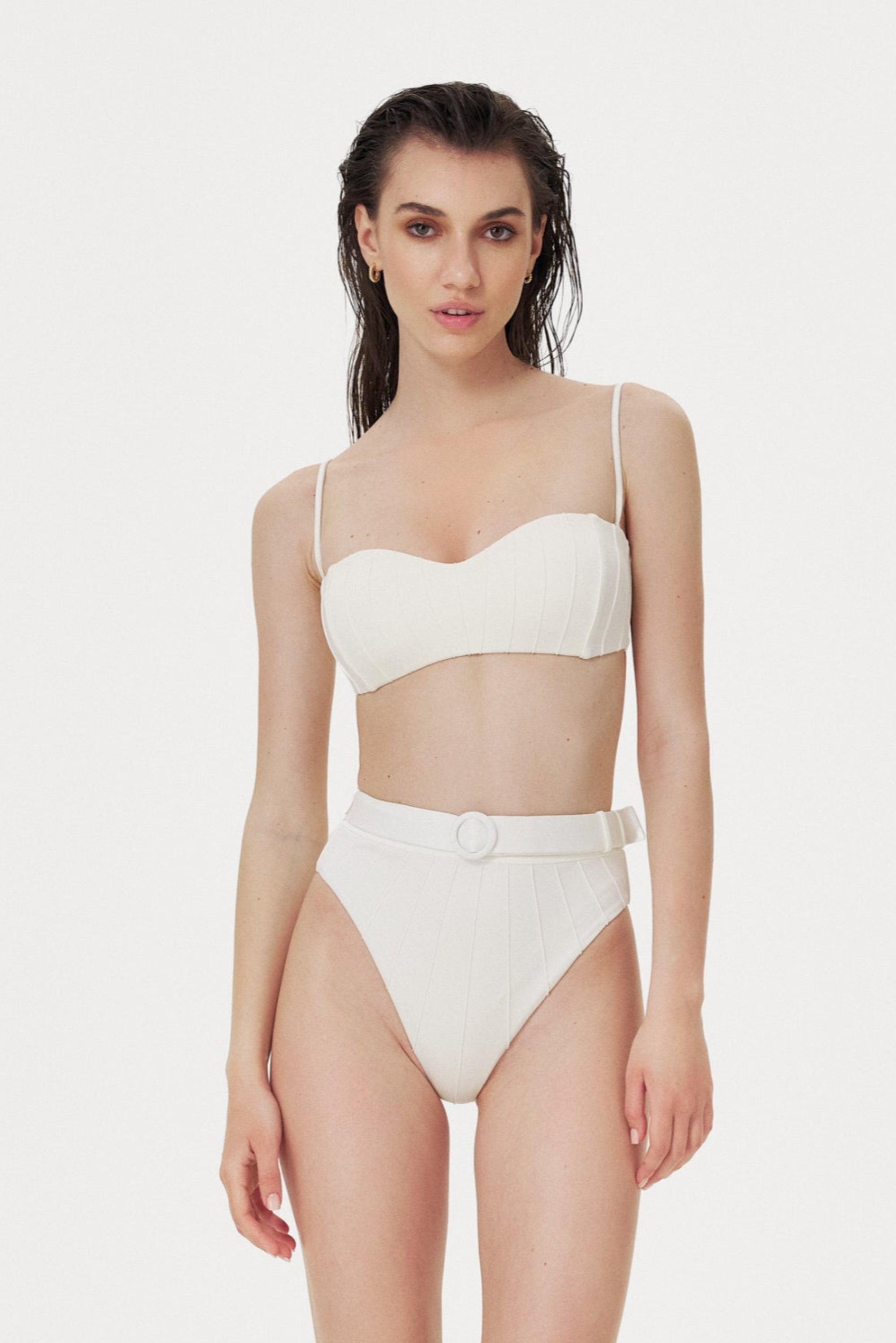 Pearl Coquillage Bandeau Top