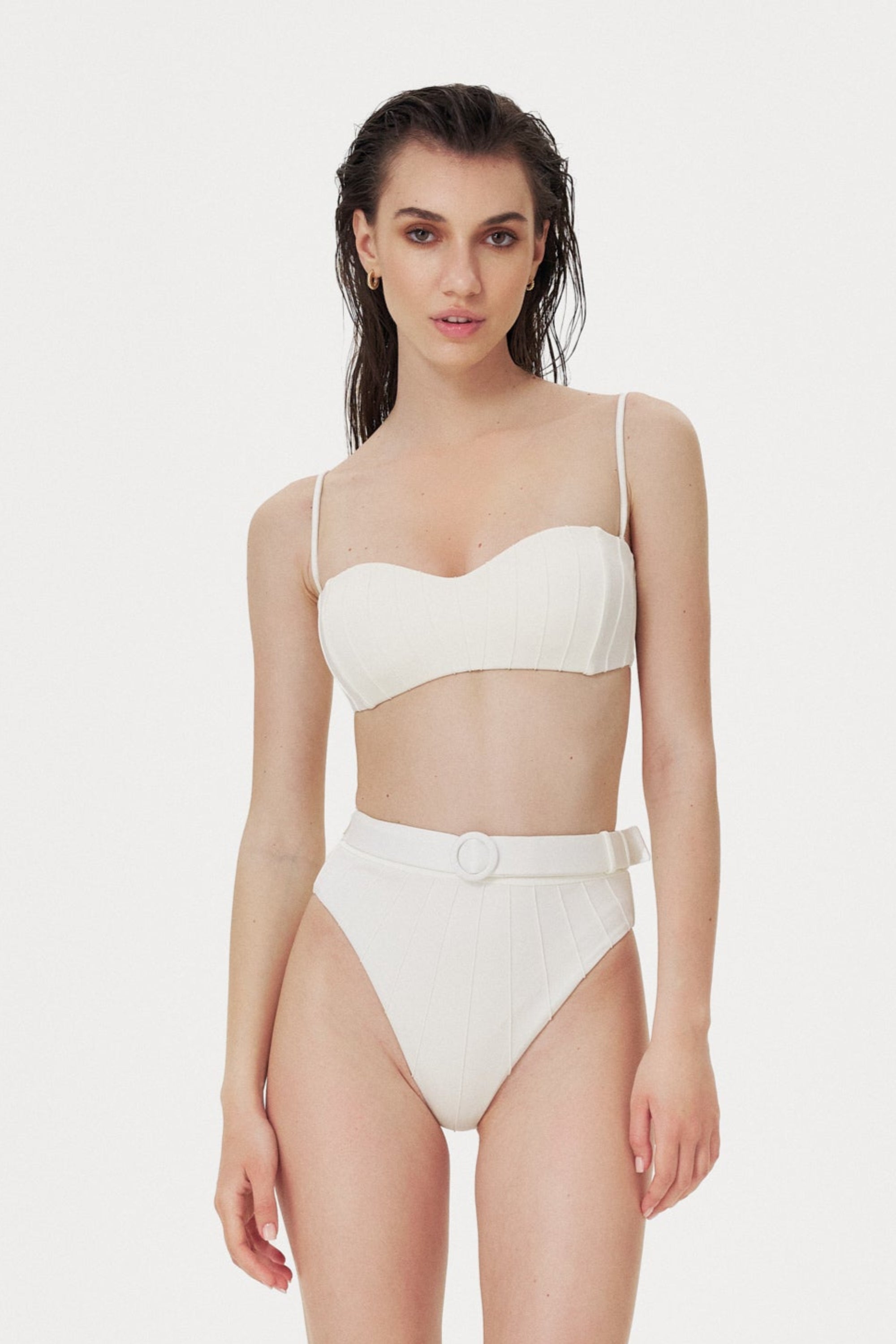 Pearl Coquillage High Waist Bikini Bottom