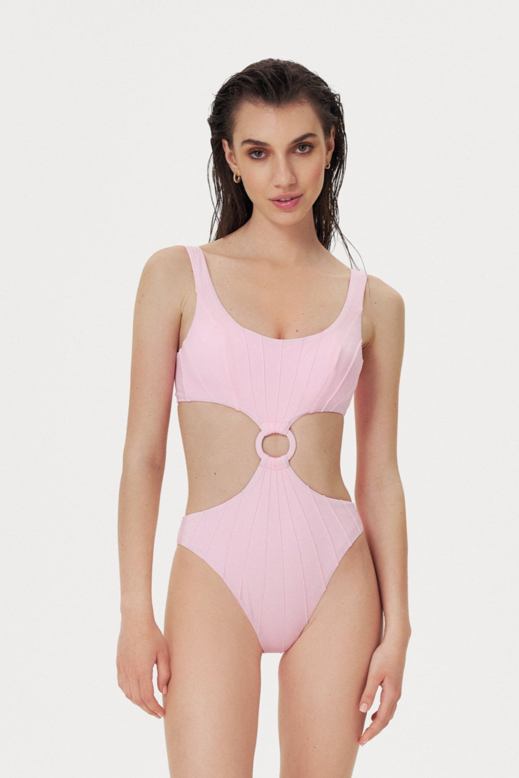 Pink Dreams Coquillage Cut-Out One Piece