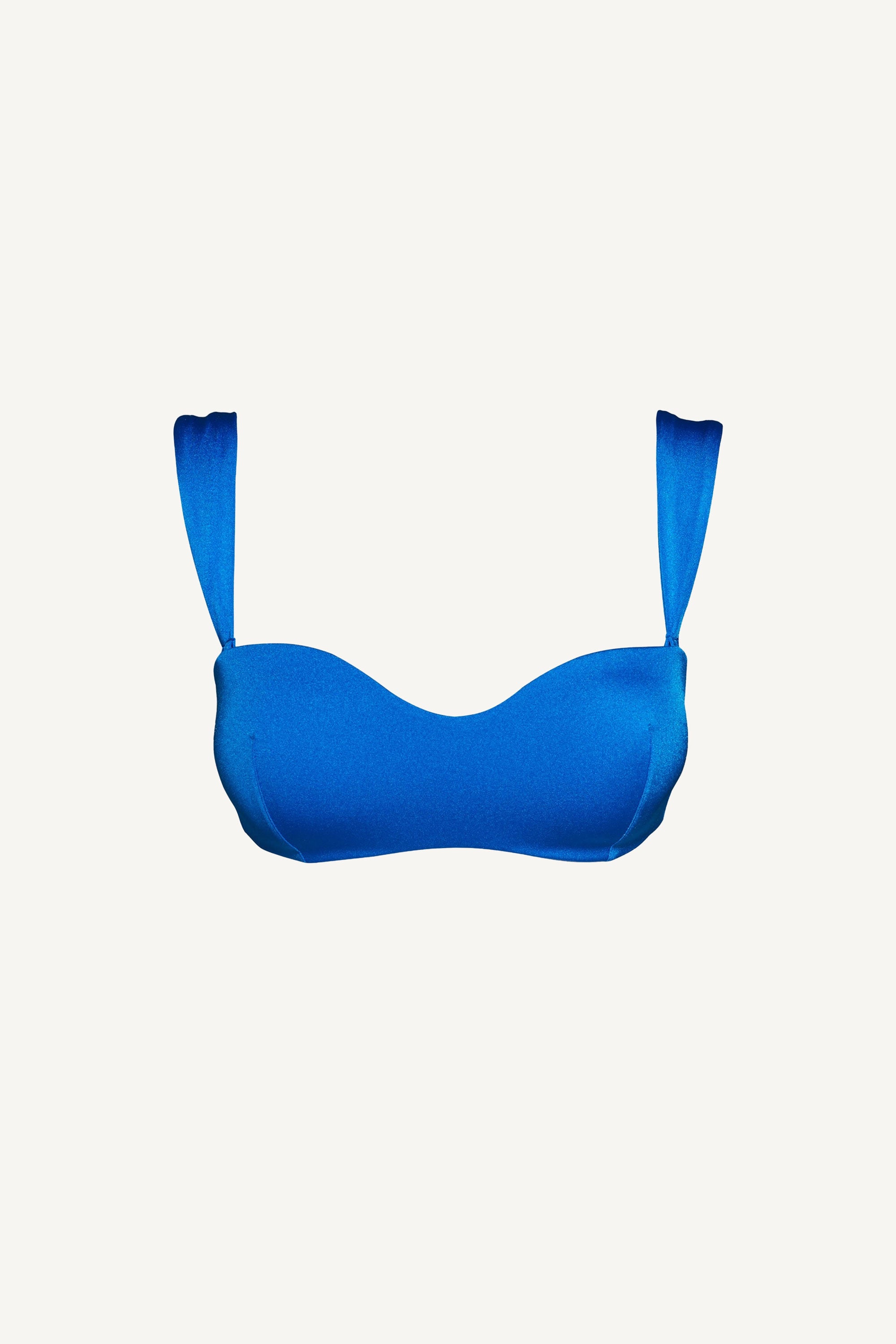 Sutien de baie Bandeau Albastru Safir