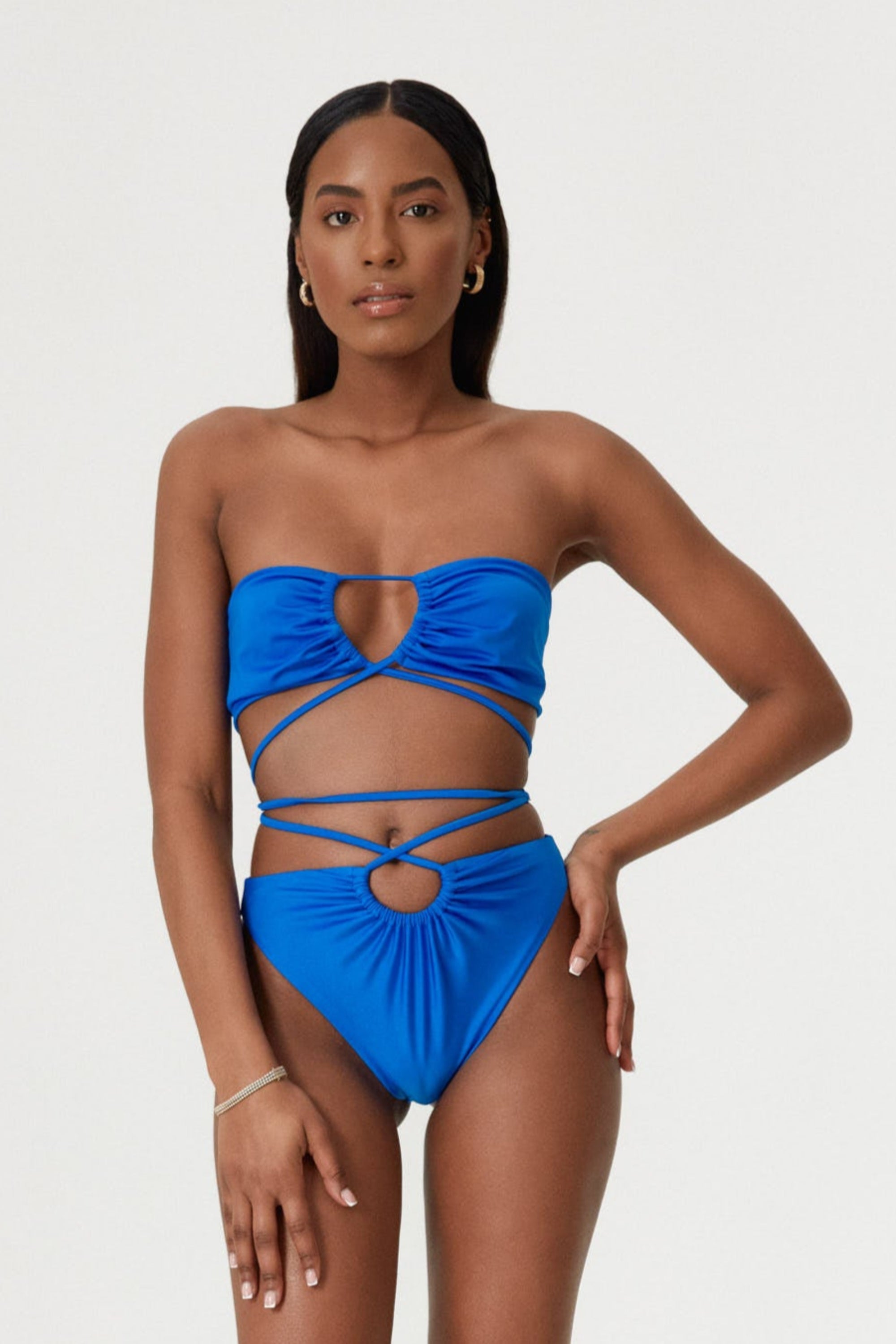 Sutien de baie Multiway Albastru Safir