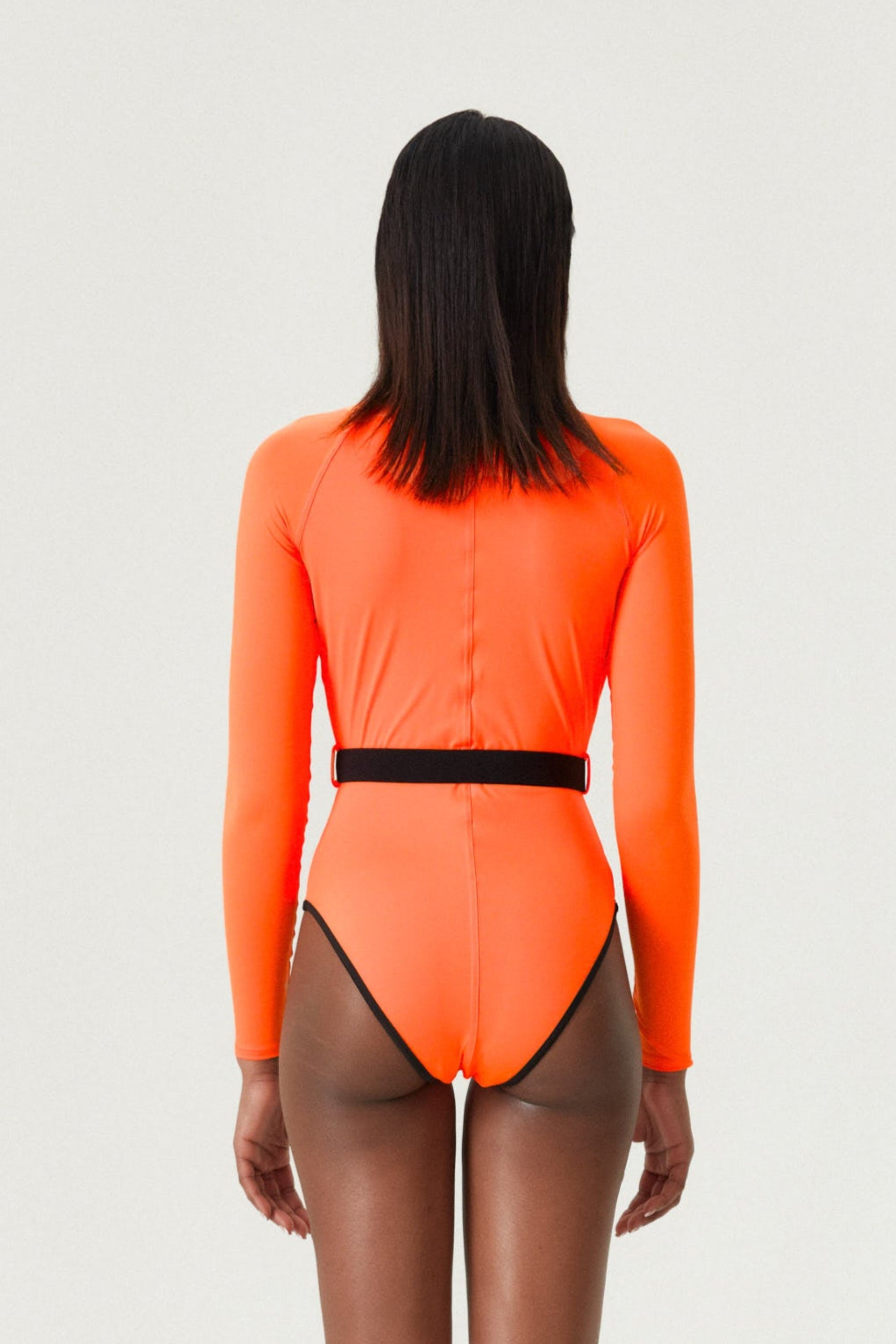 Costum de baie întreg Surf-Up Portocaliu Neon