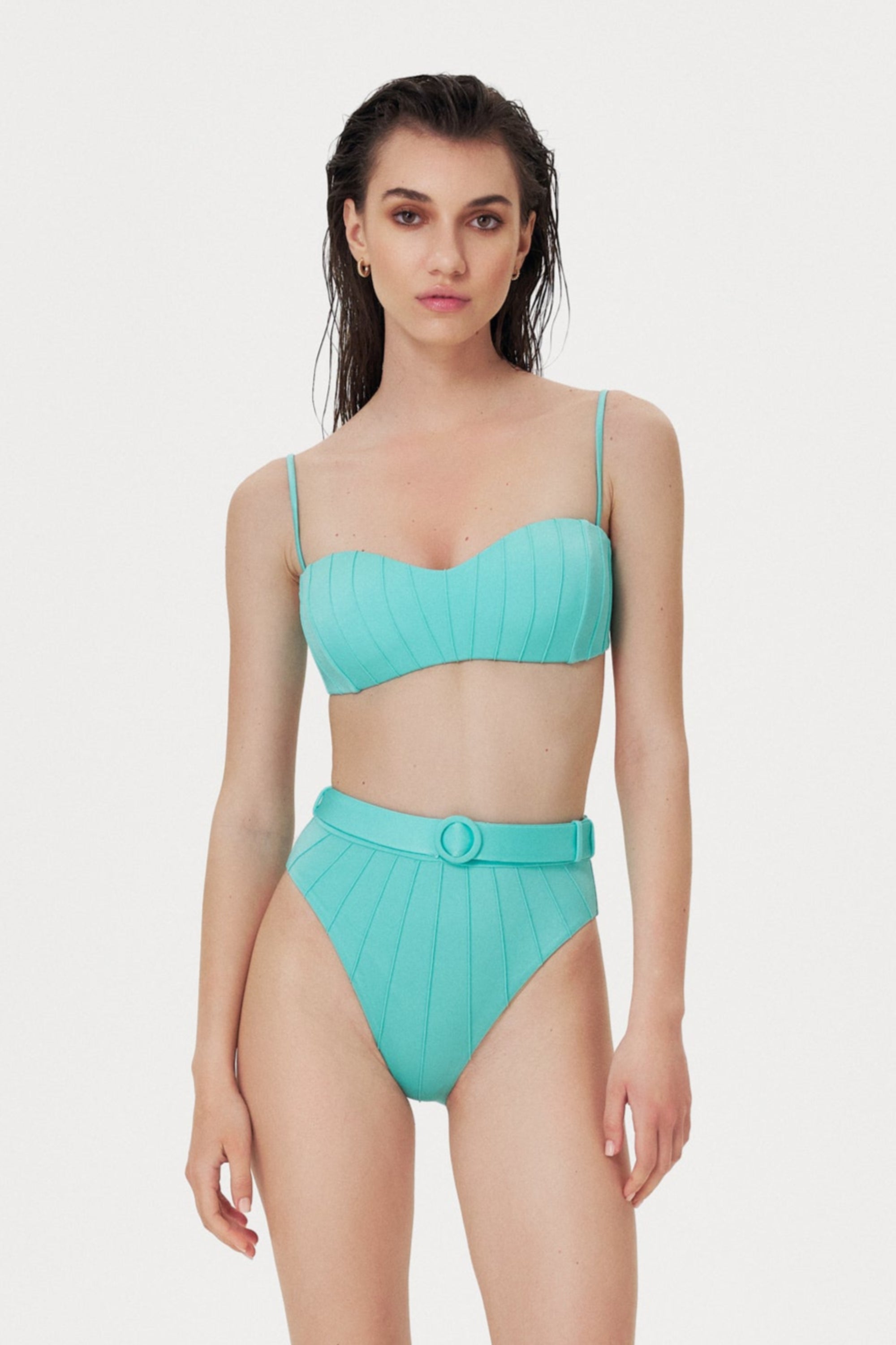 Sutien de baie Bandeau Coquillage Turcoaz