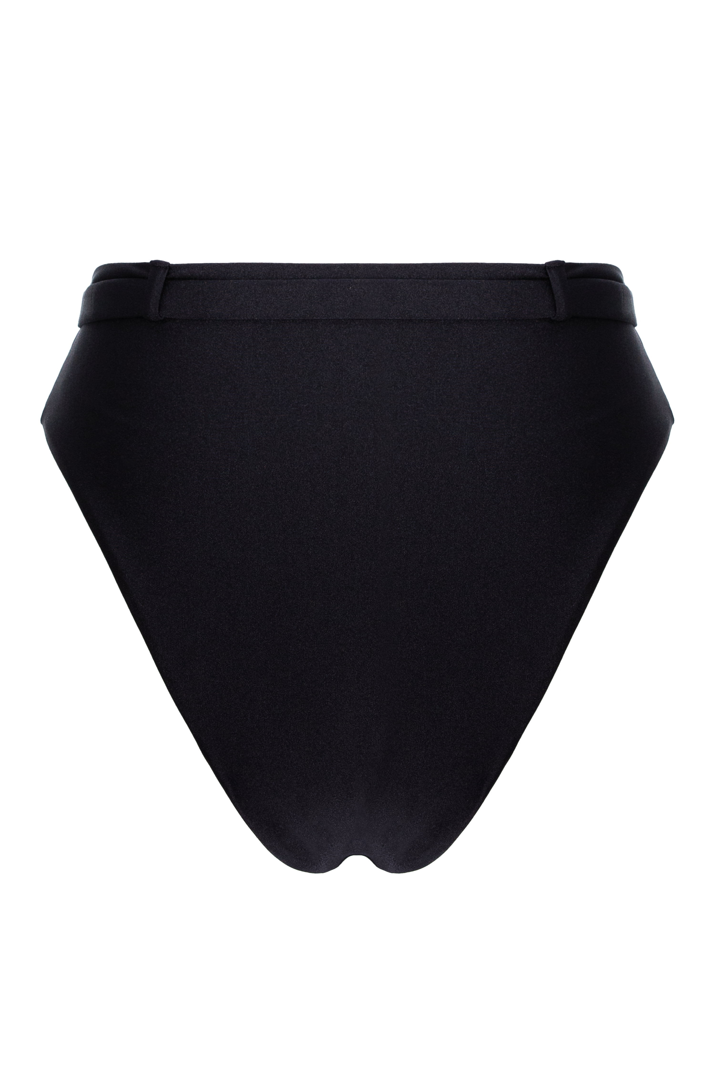 Slip de baie cu talie înaltă Seashell Onix