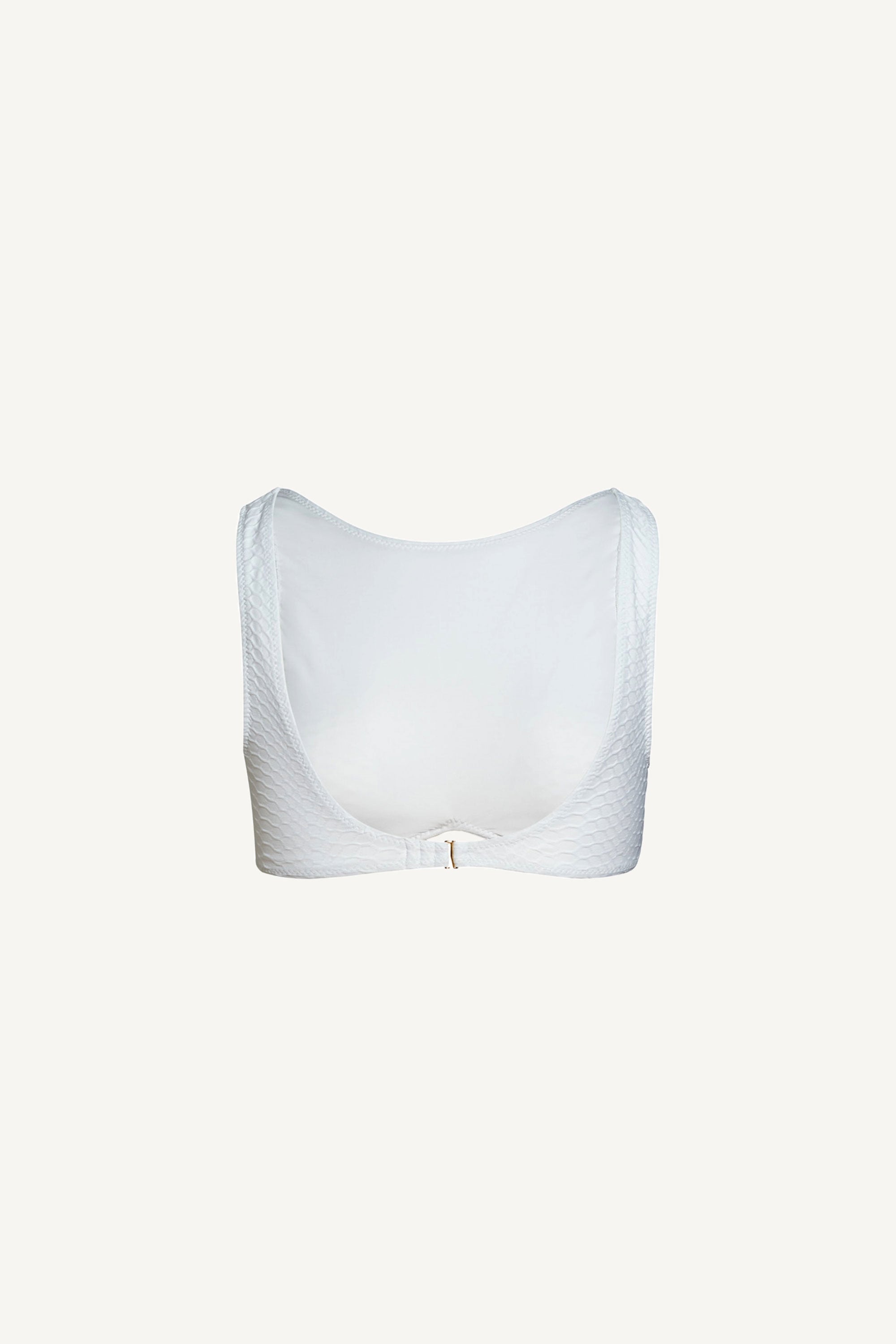 White Nikki Crop Top