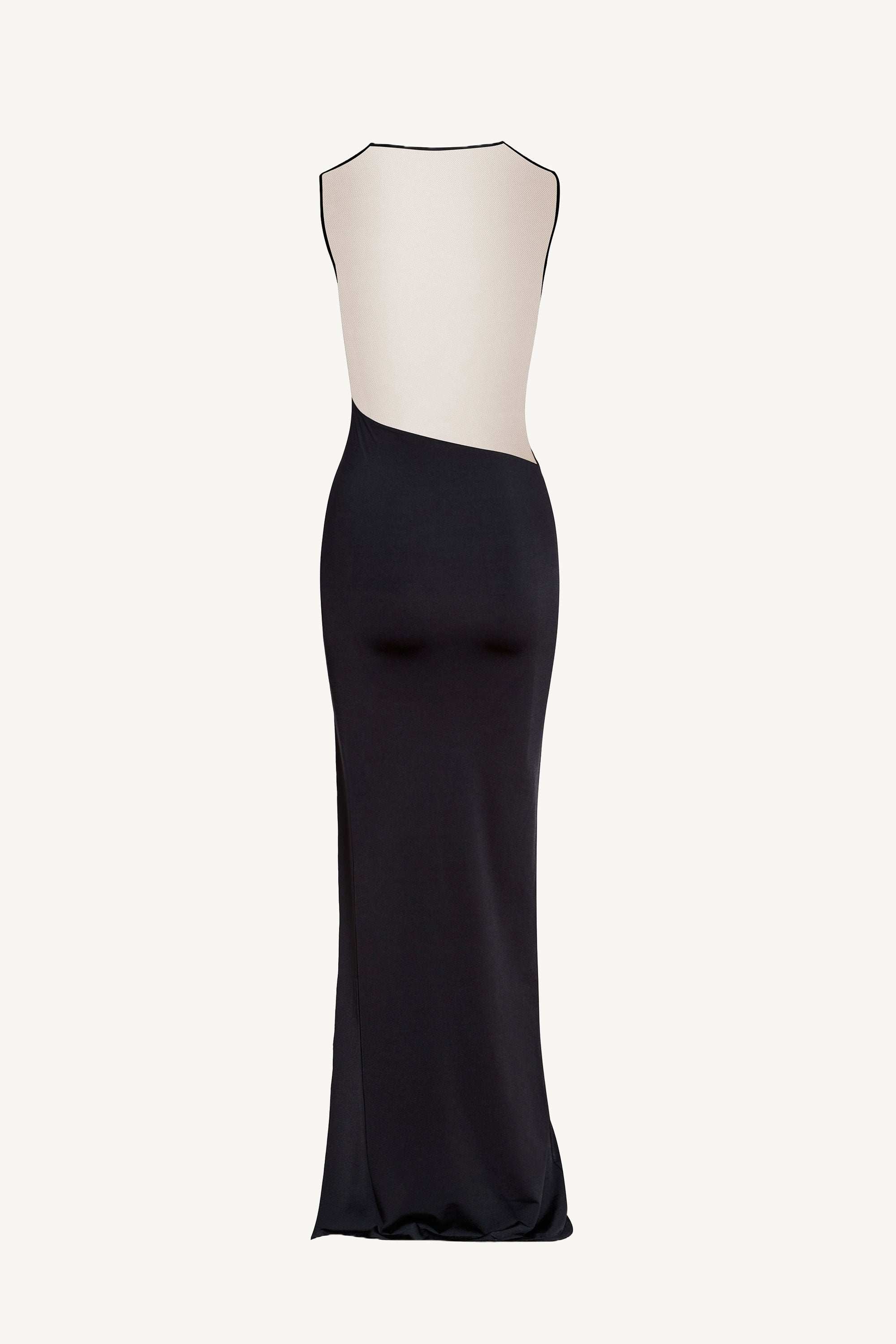 Rochie lungă Cut-Out Neagră