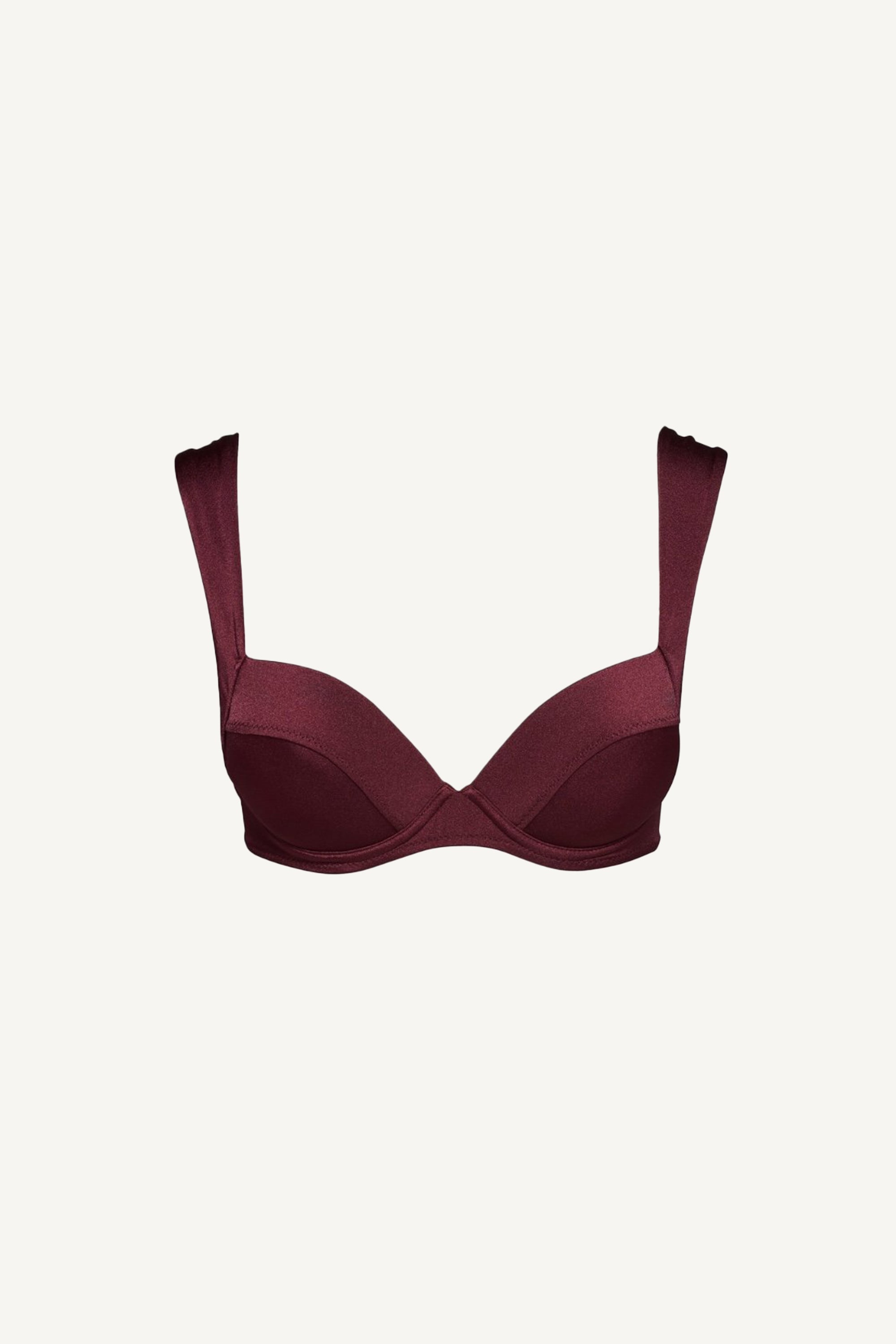 Burgundy Underwire Top