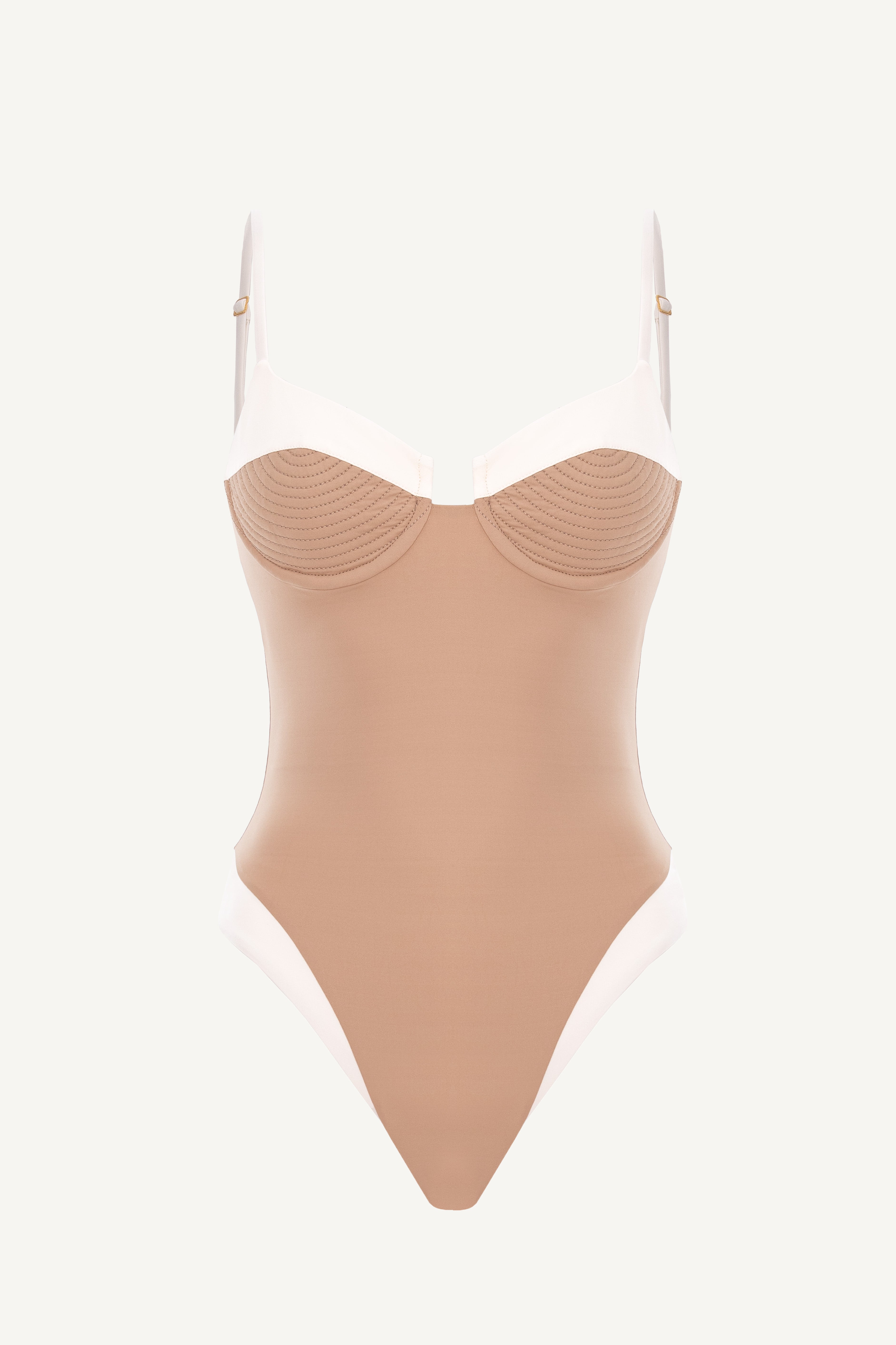 Celine Underwire One Piece Nude