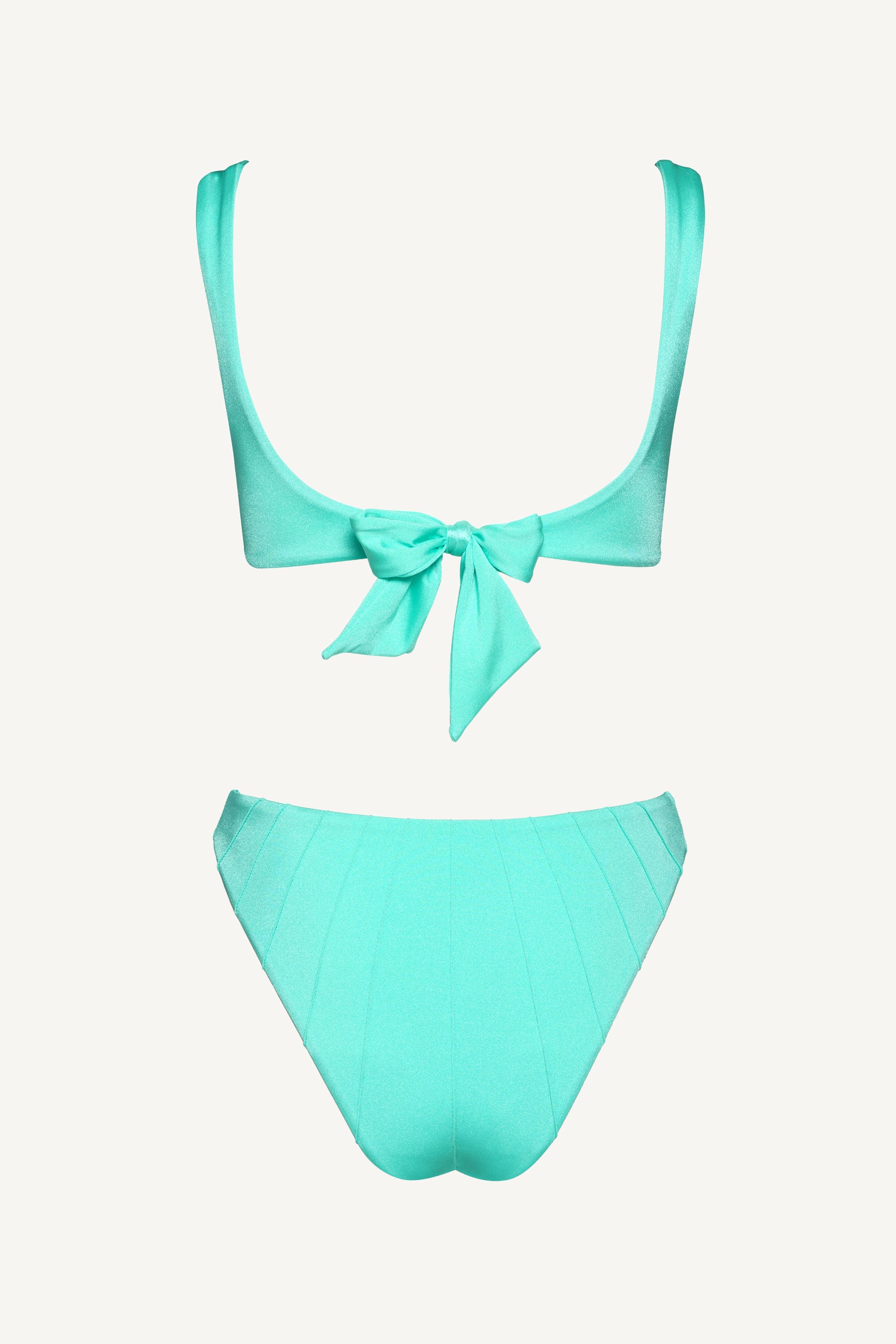 Turquoise Coquillage Cut-Out One Piece