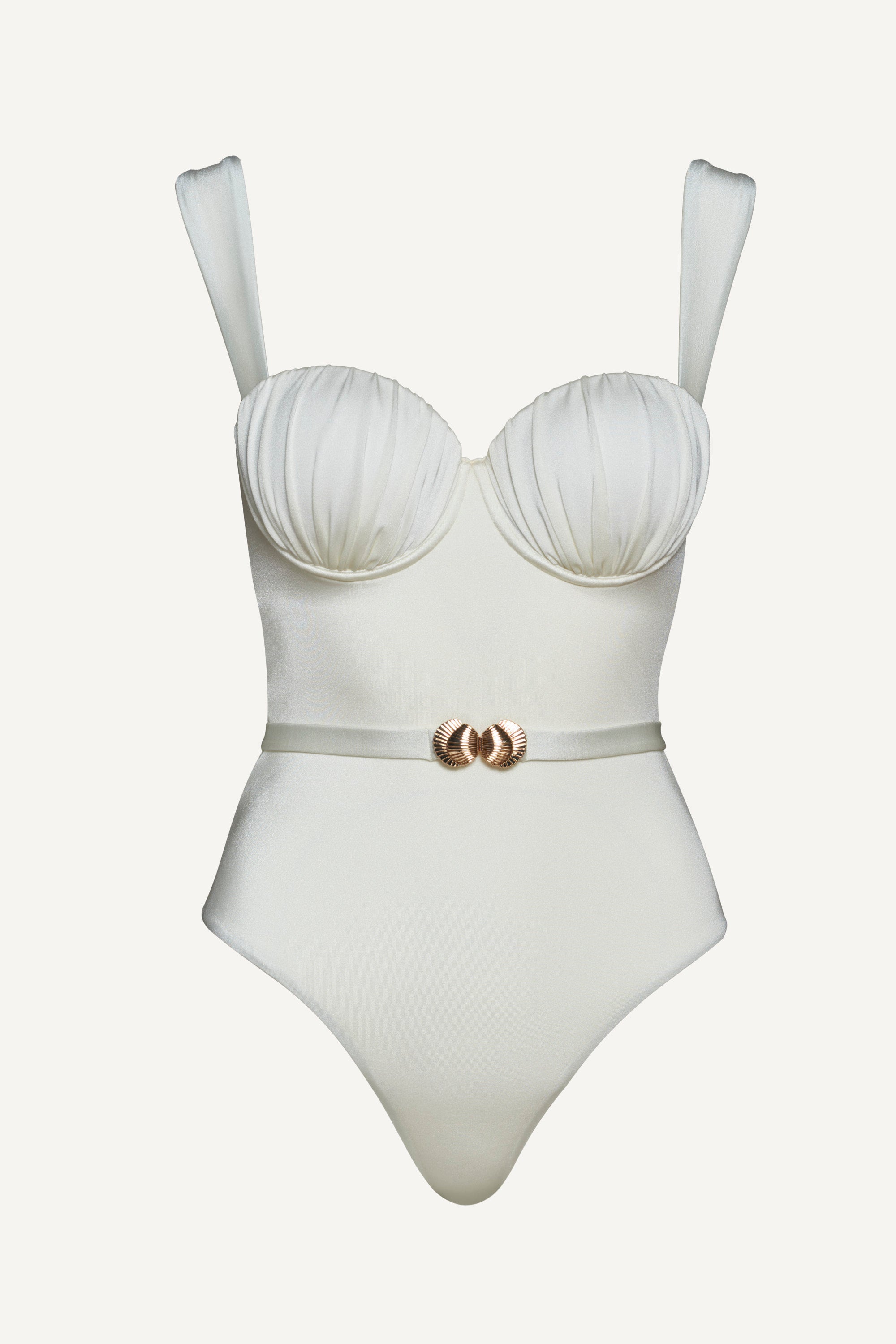 Pearl Seashell Balconette One Piece