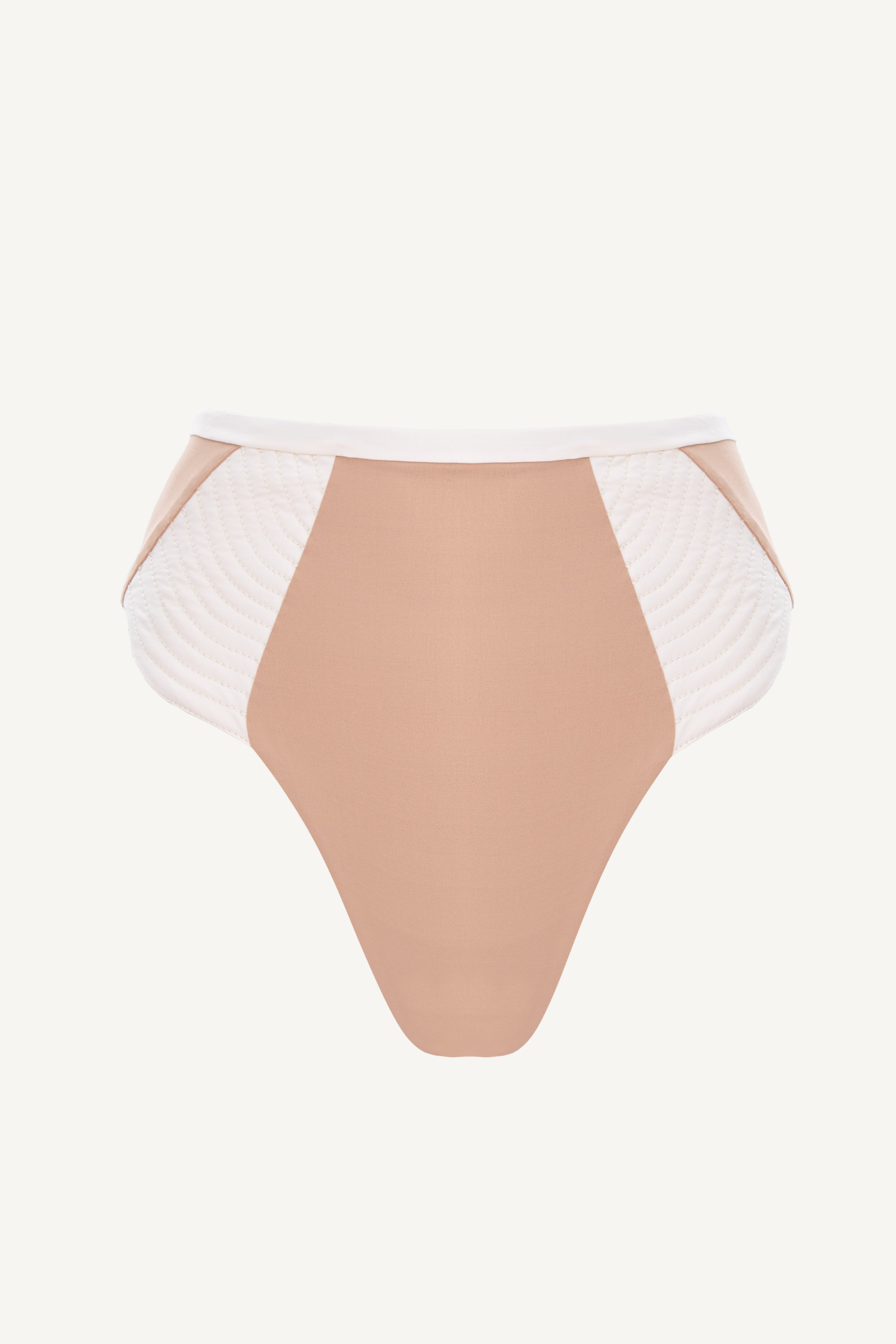 Gisele High Waist Bottom Nude
