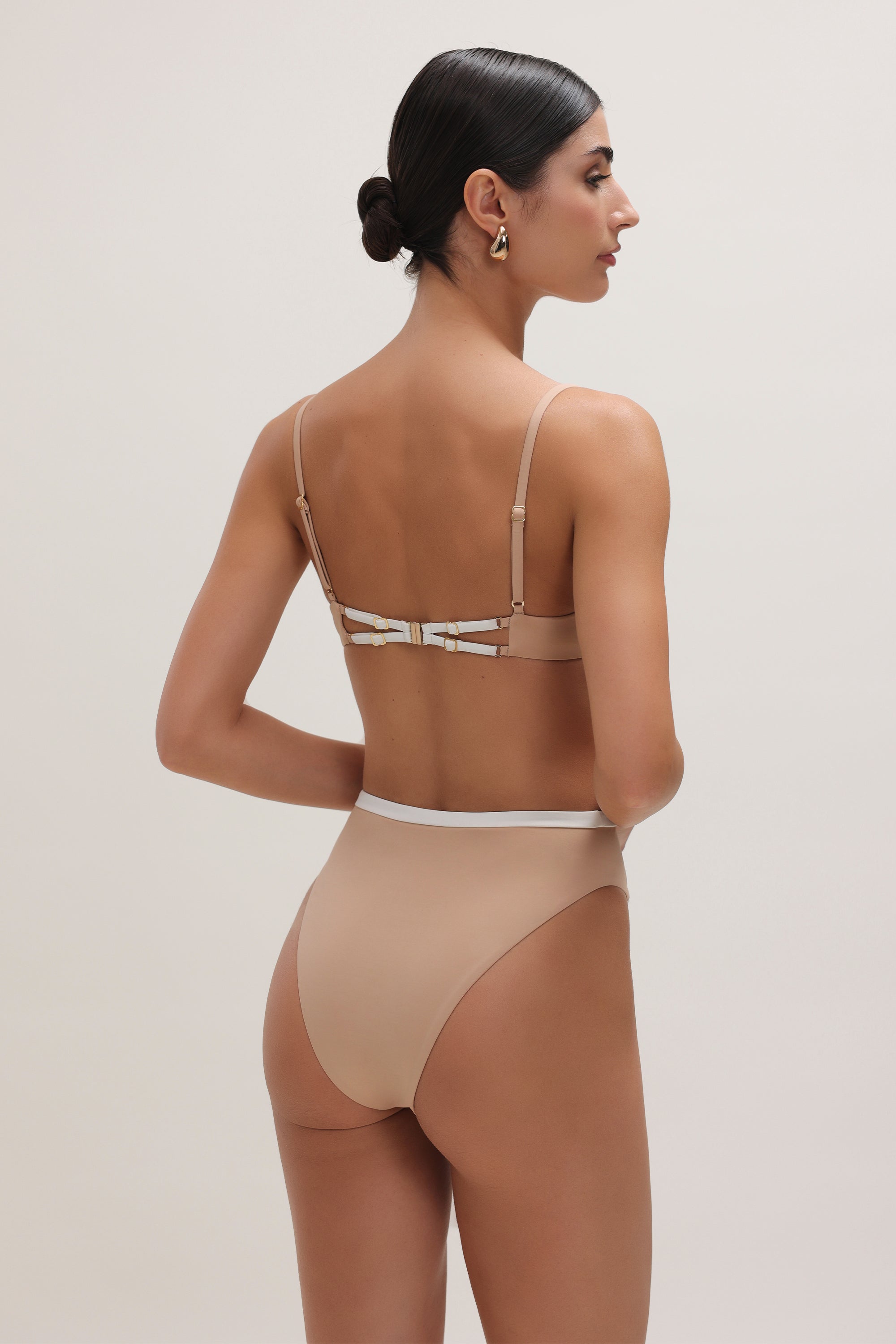 Gisele High Waist Bottom Nude