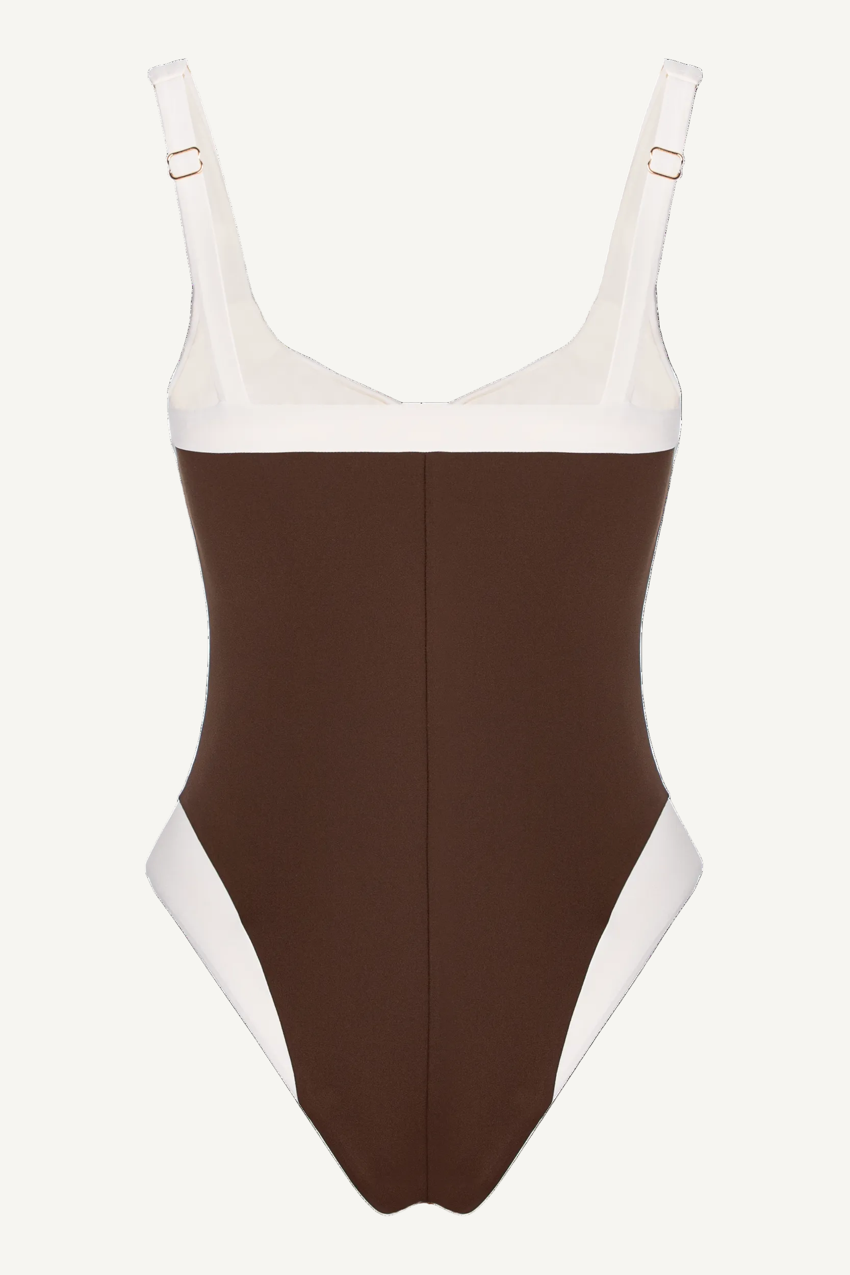 Adele Scoop Neck One-Piece Espresso