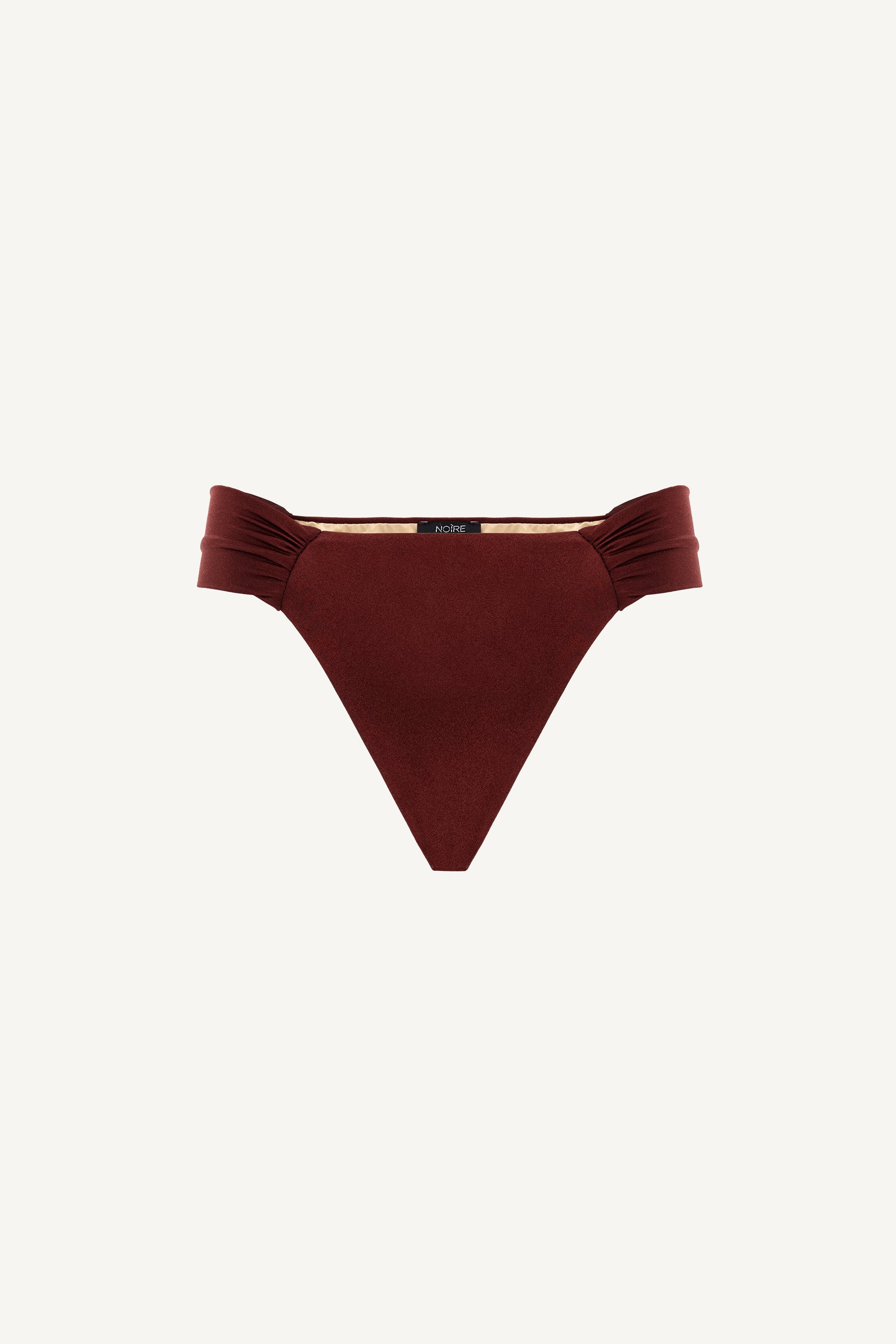 Mahogany Brazilian Ruched Bottom