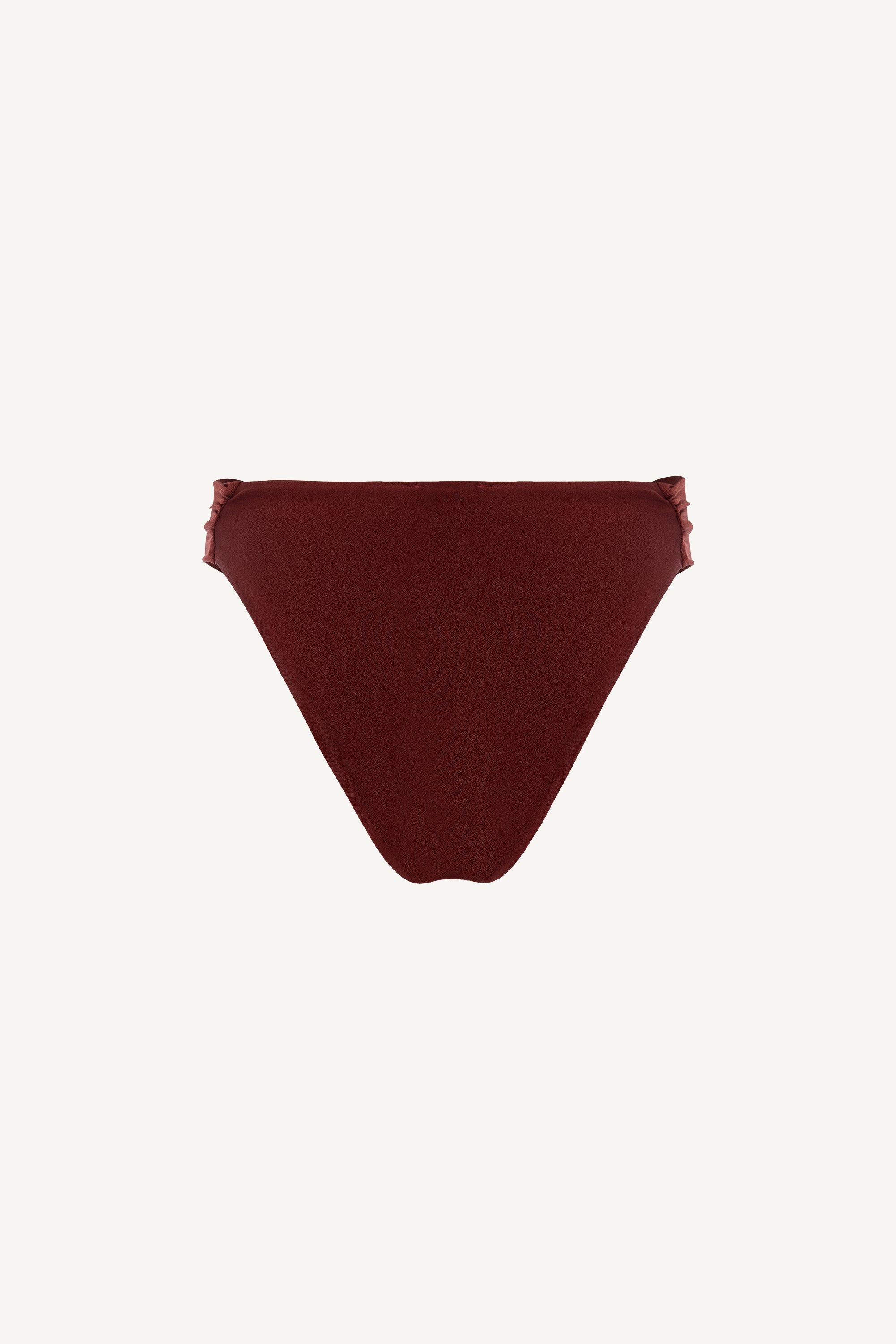 Mahogany Brazilian Ruched Bottom