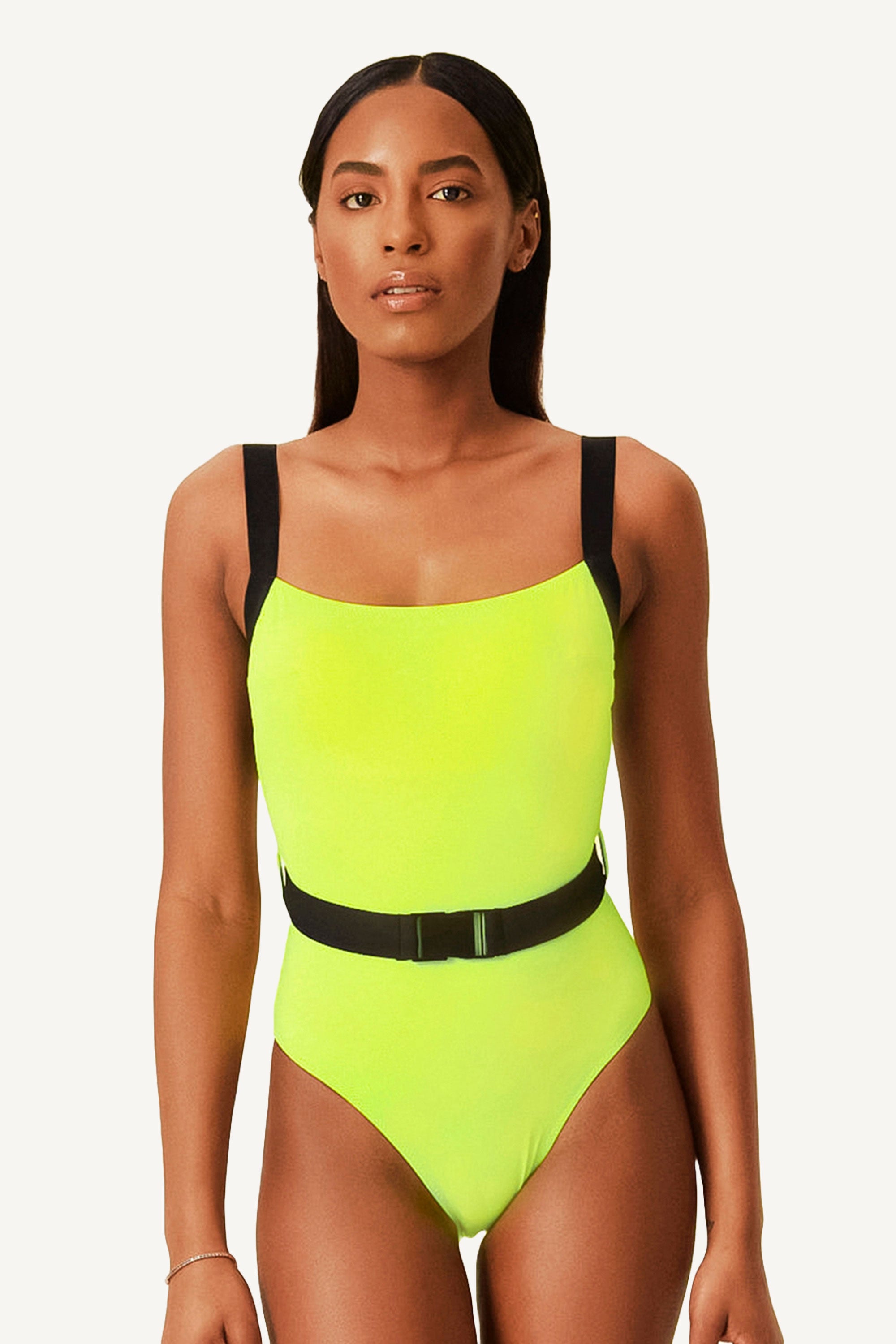 Neon Yellow Miami One Piece