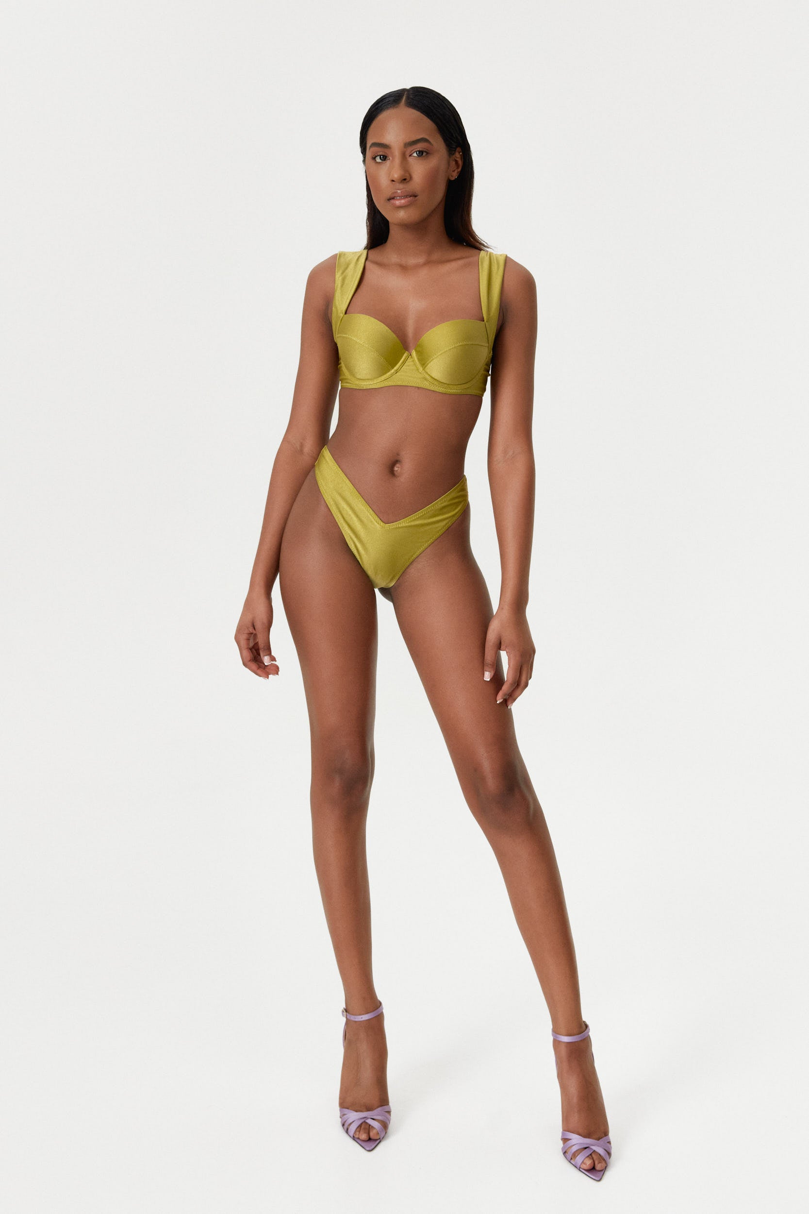 Peridot V-Cut Bikini Bottom