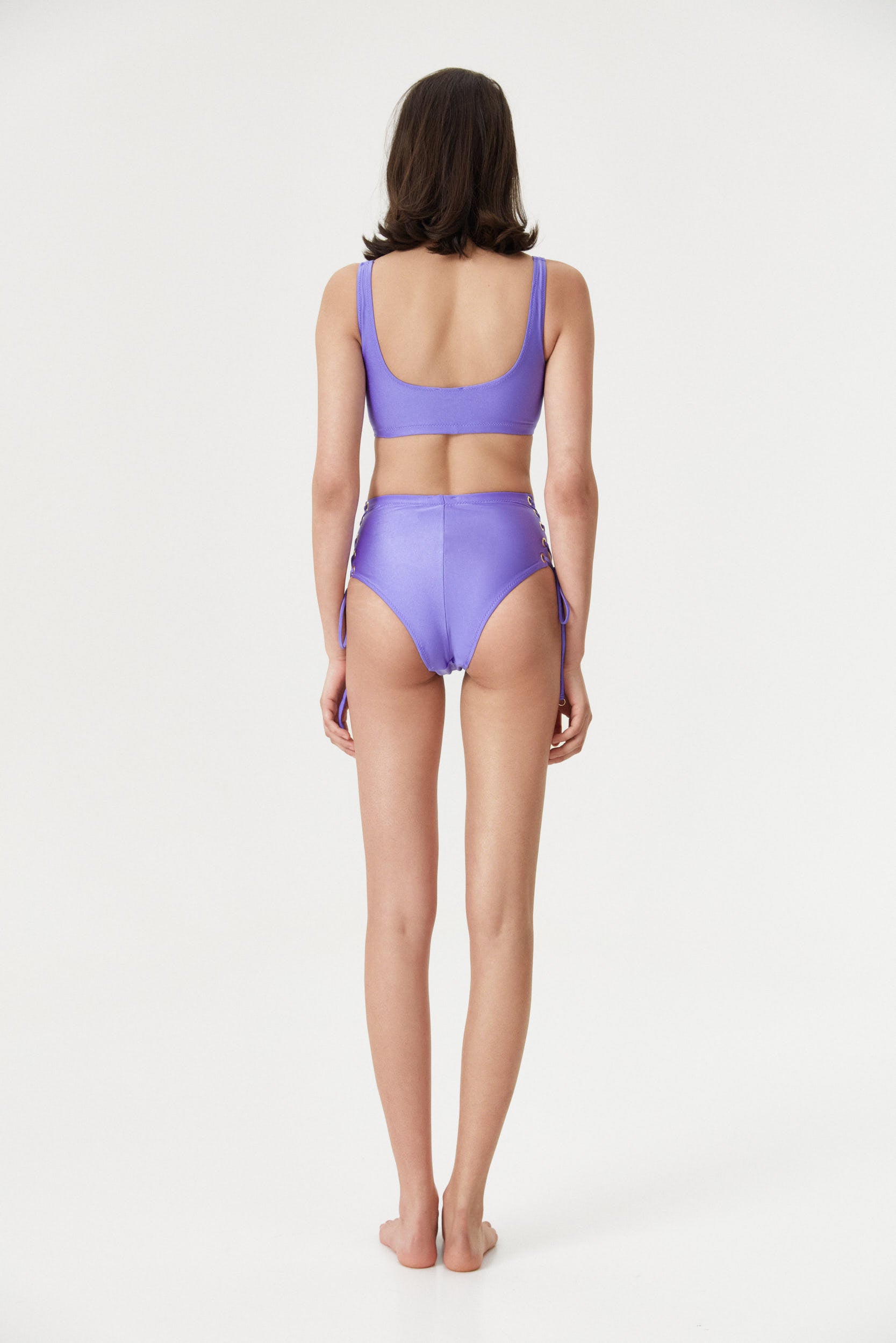 Amethyst Tie Side High Waist Bottom