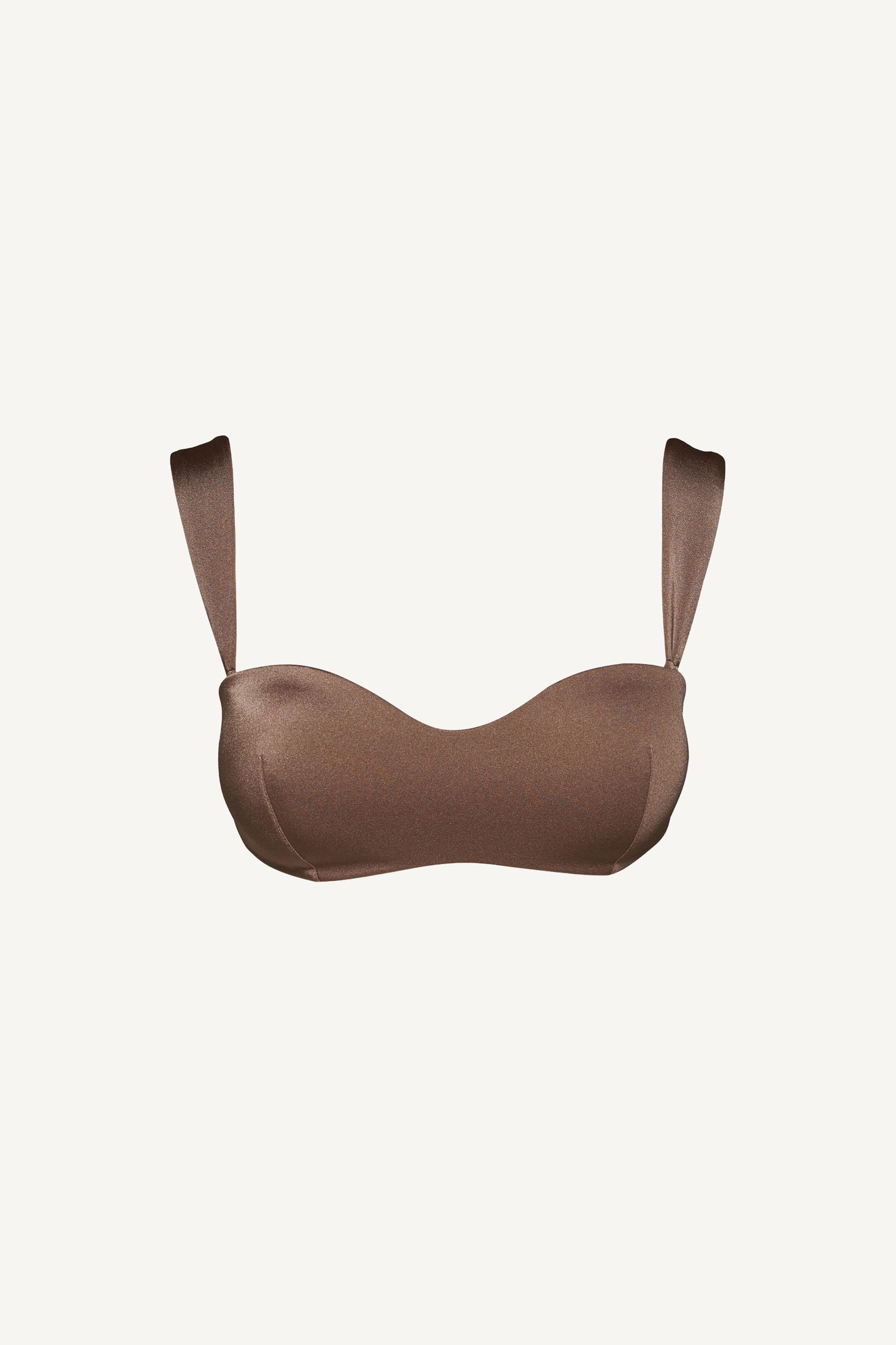 Taupe Bandeau Top