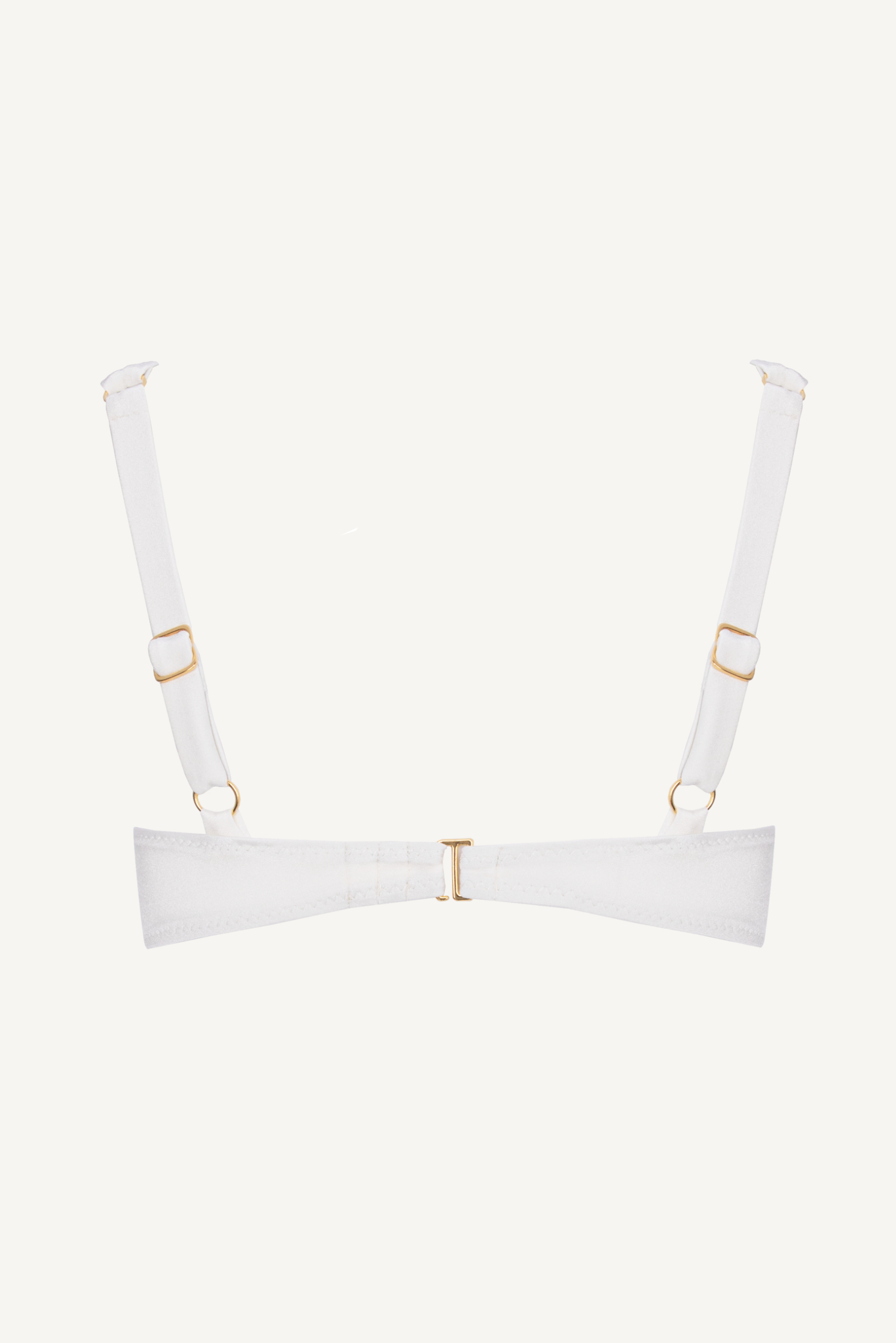 Sutien de baie cu armătură Alb Perlat