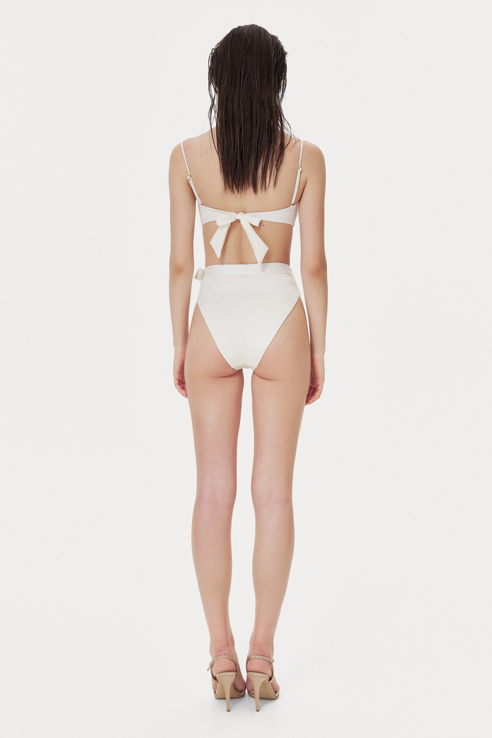 Pearl Coquillage High Waist Bikini Bottom