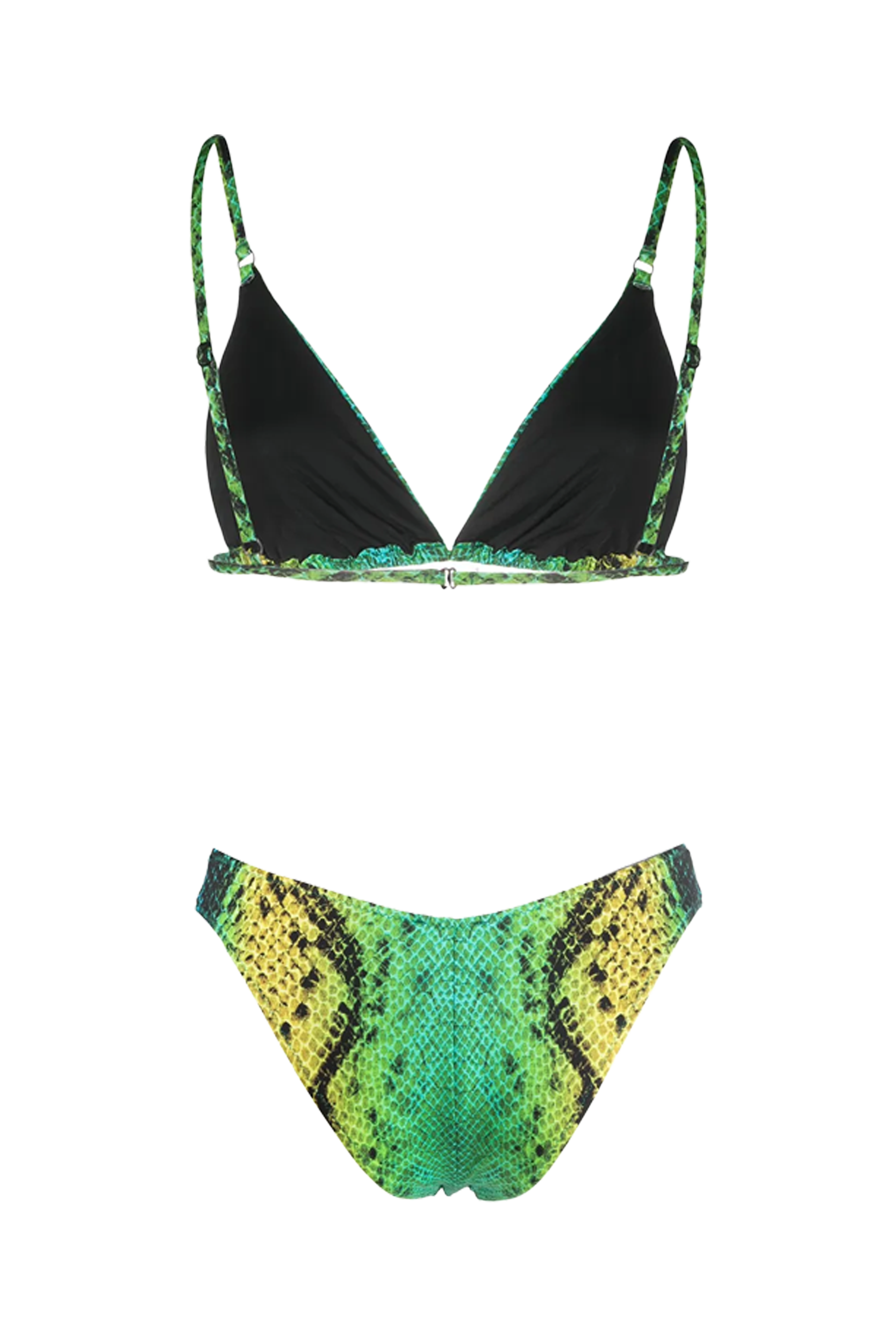 Green Snake Tanning Top & V-Cut Bottom