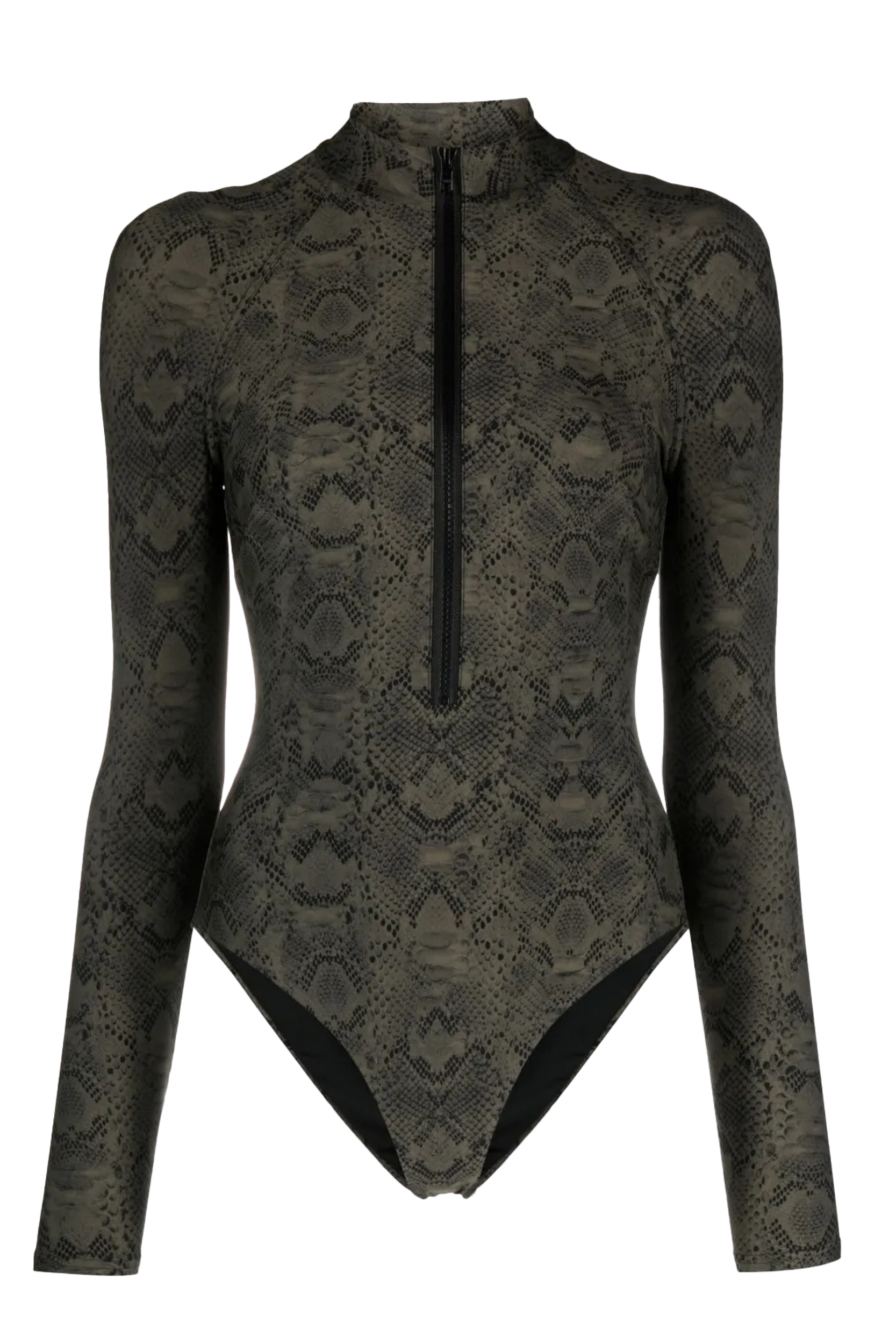 Surf-Up Khaki Snake One-Piece